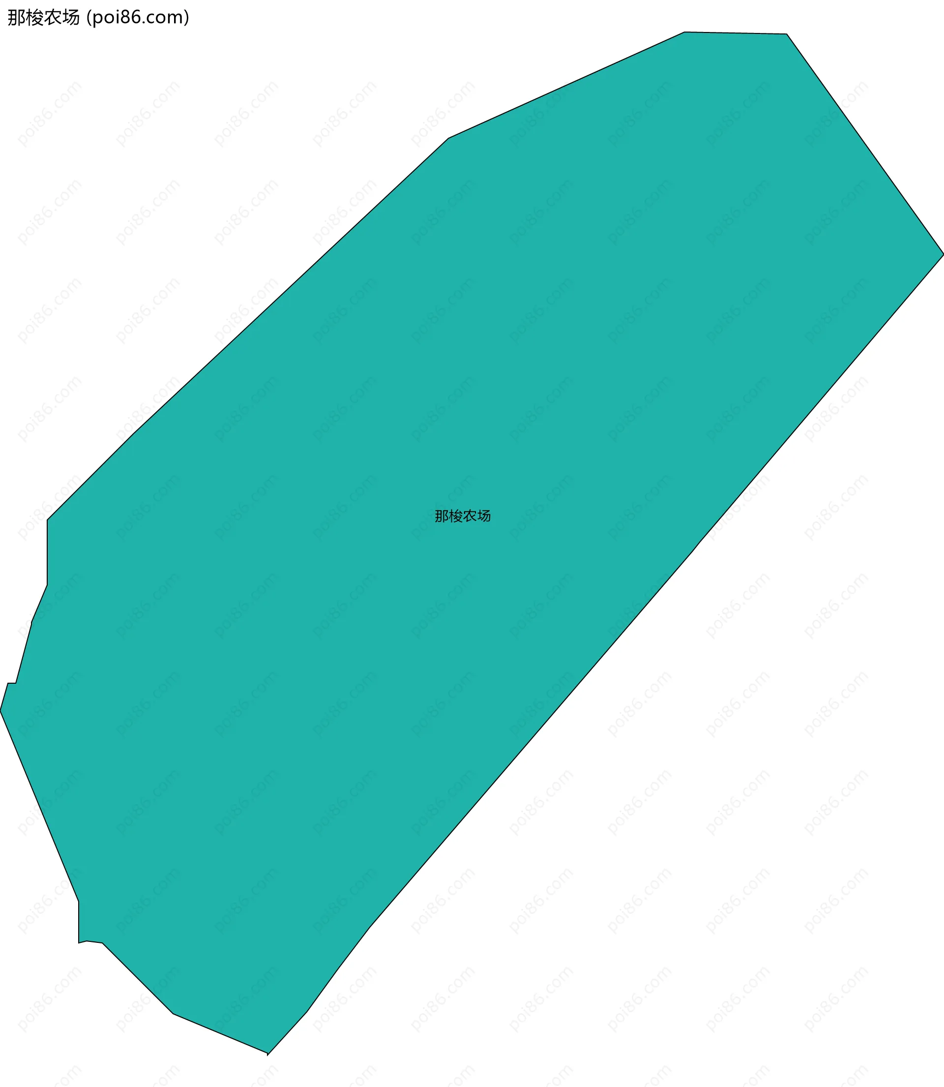 那梭农场边界地图