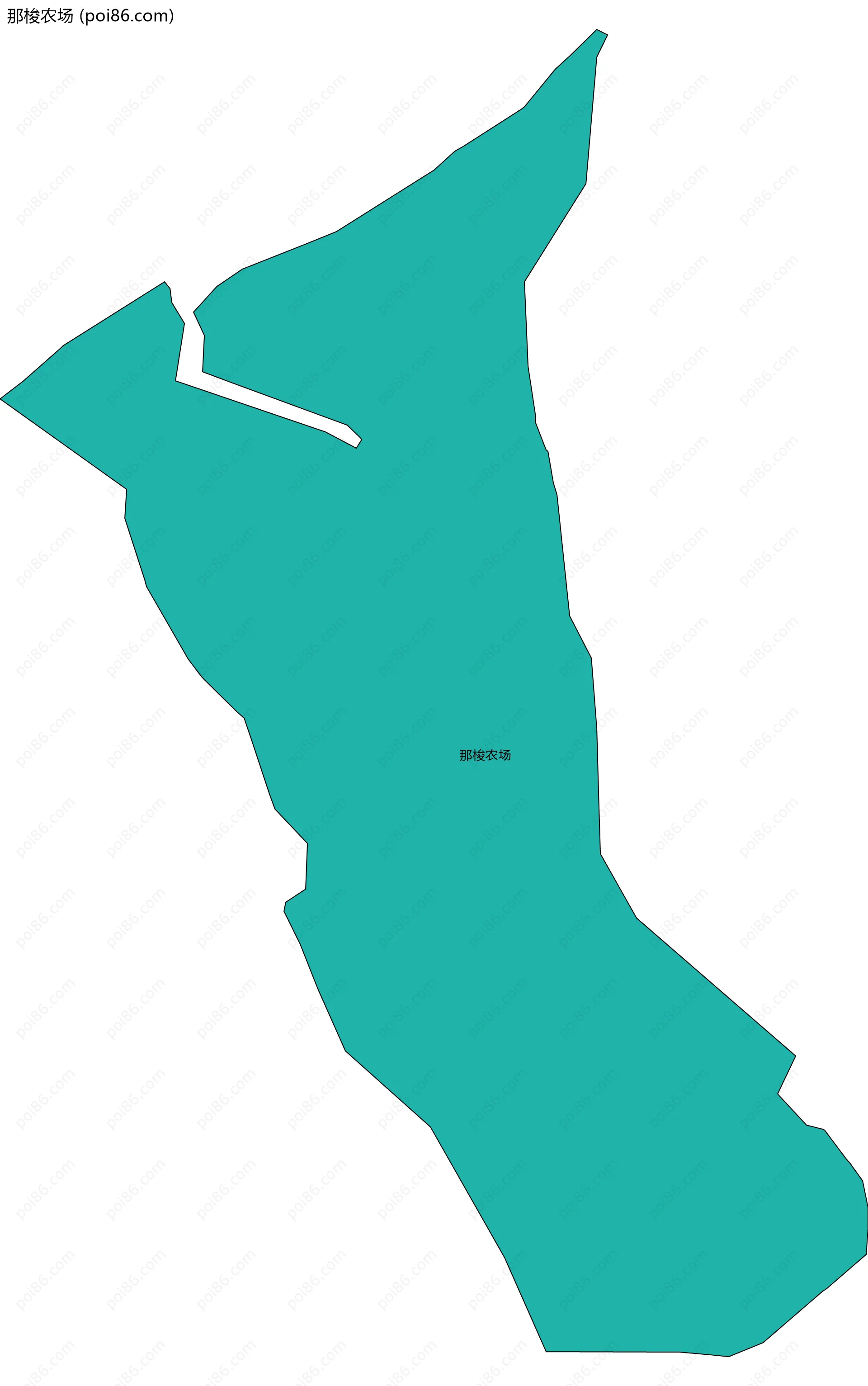 那梭农场边界地图