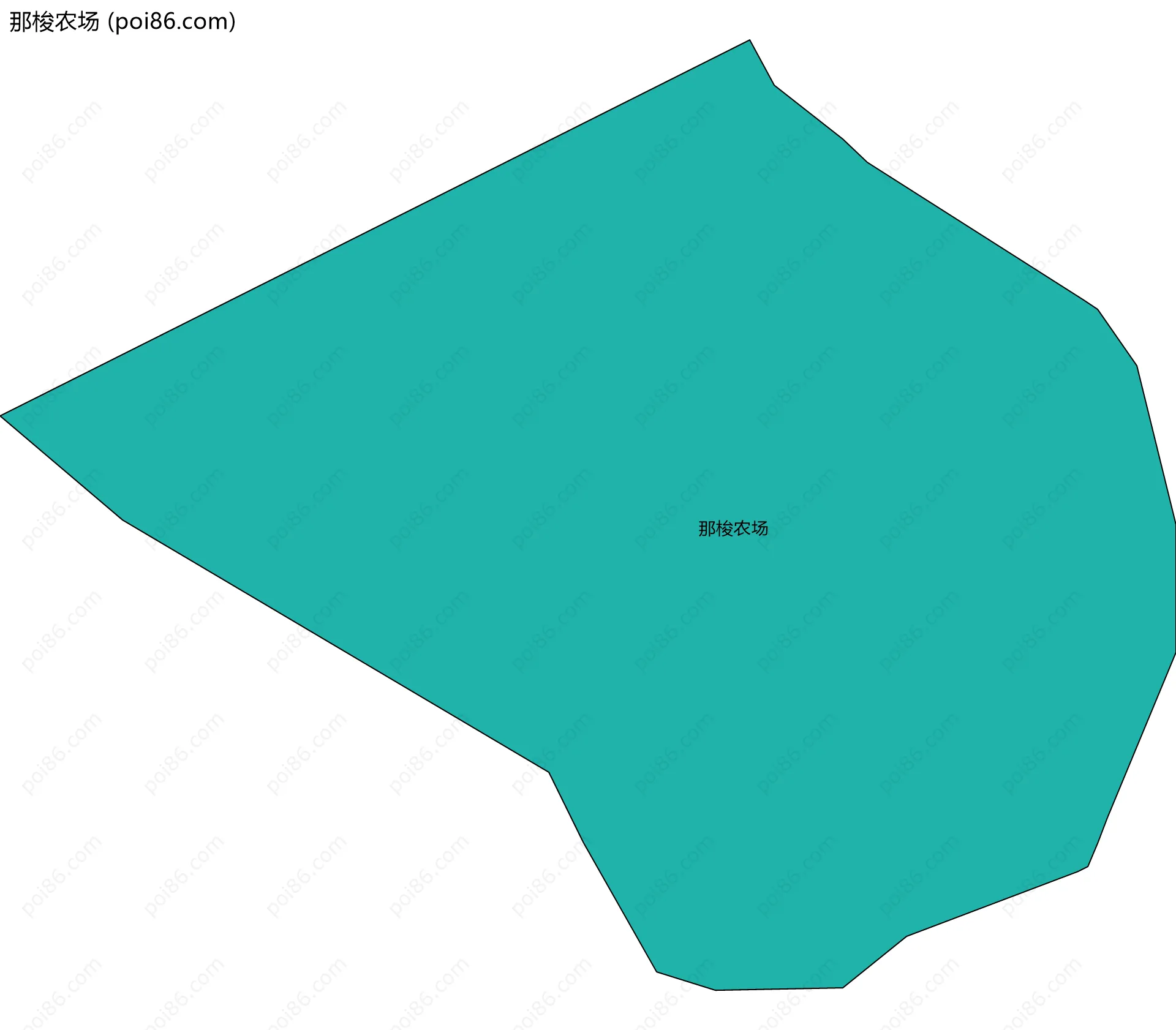 那梭农场边界地图