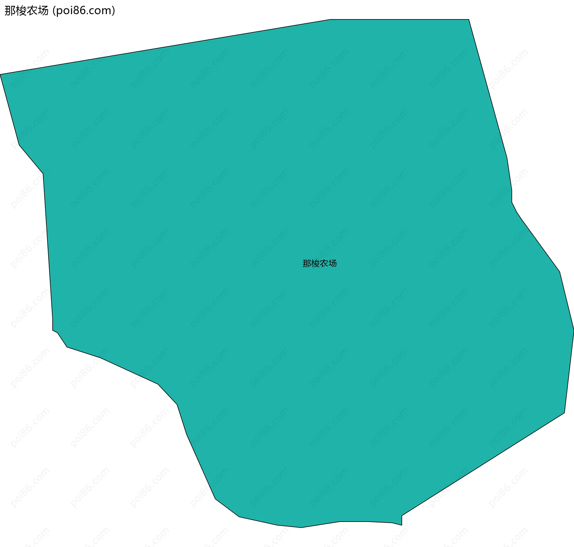 那梭农场边界地图