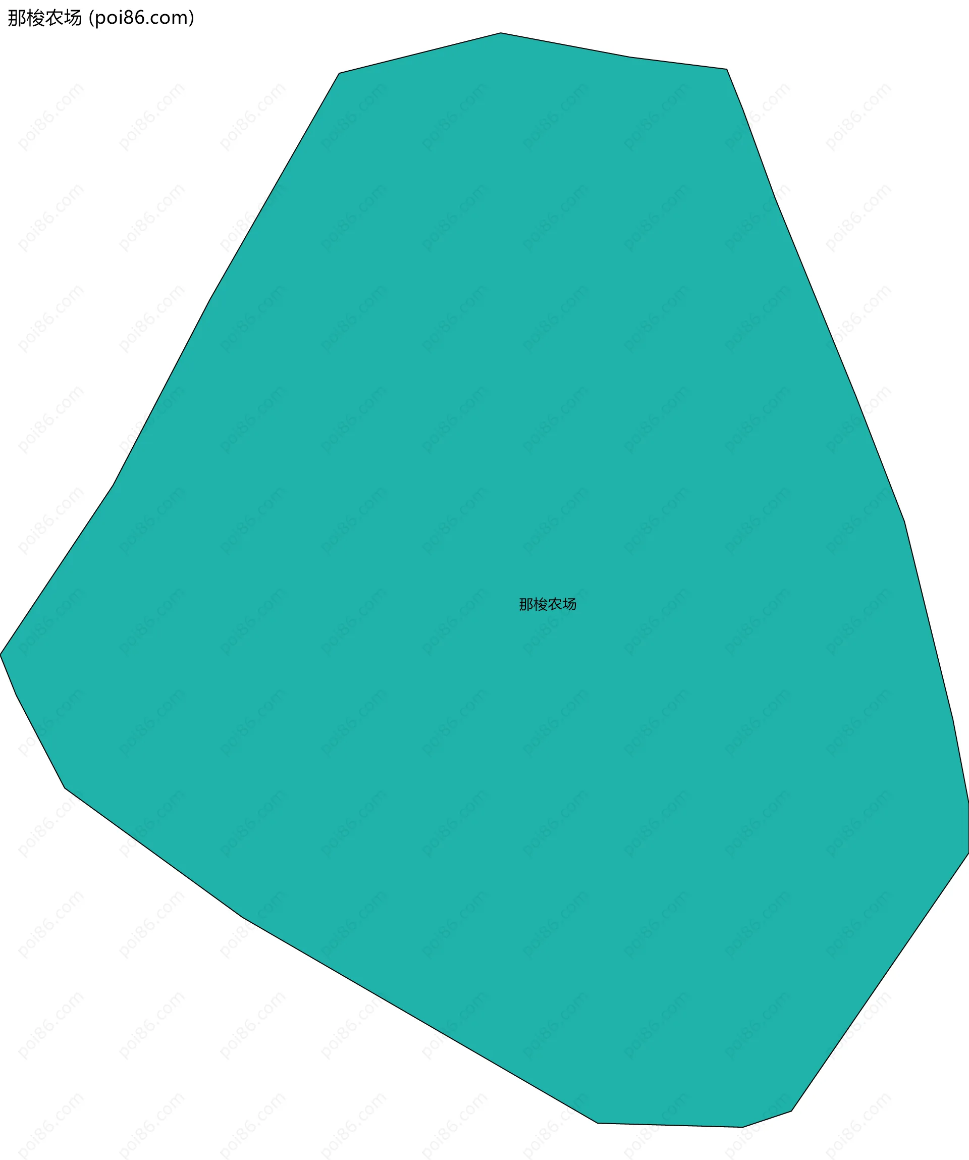 那梭农场边界地图