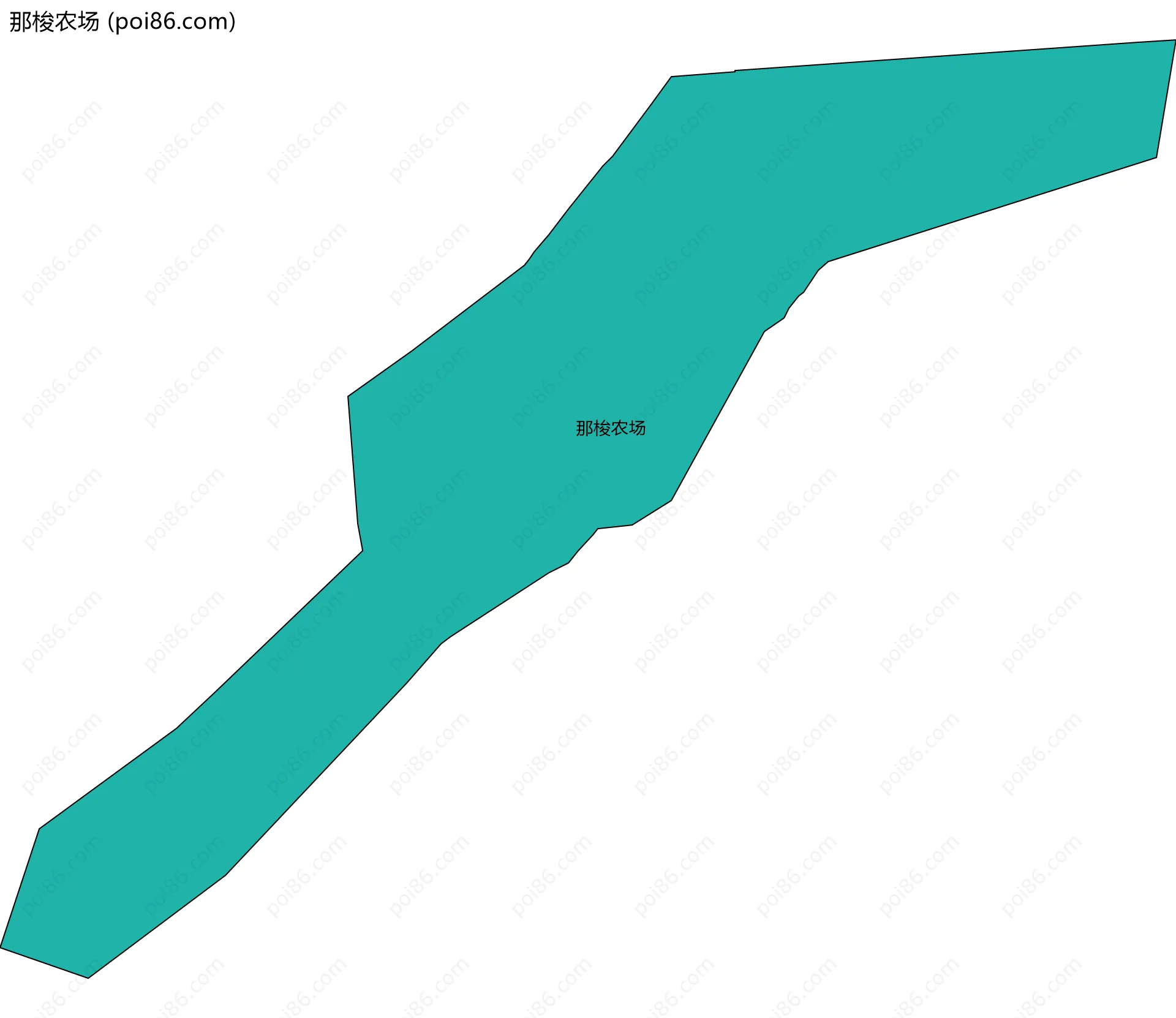 那梭农场边界地图