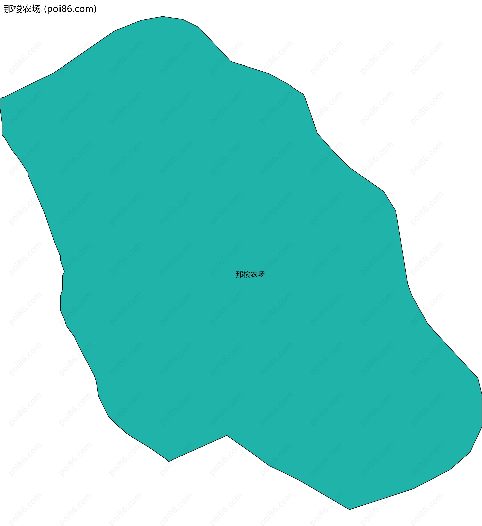 那梭农场边界地图