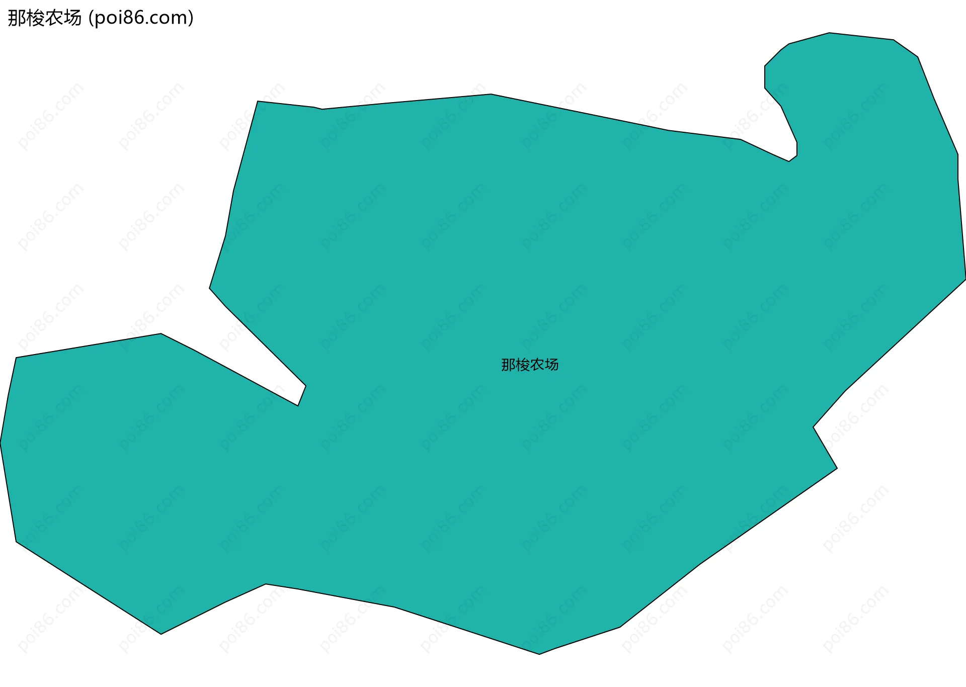那梭农场边界地图
