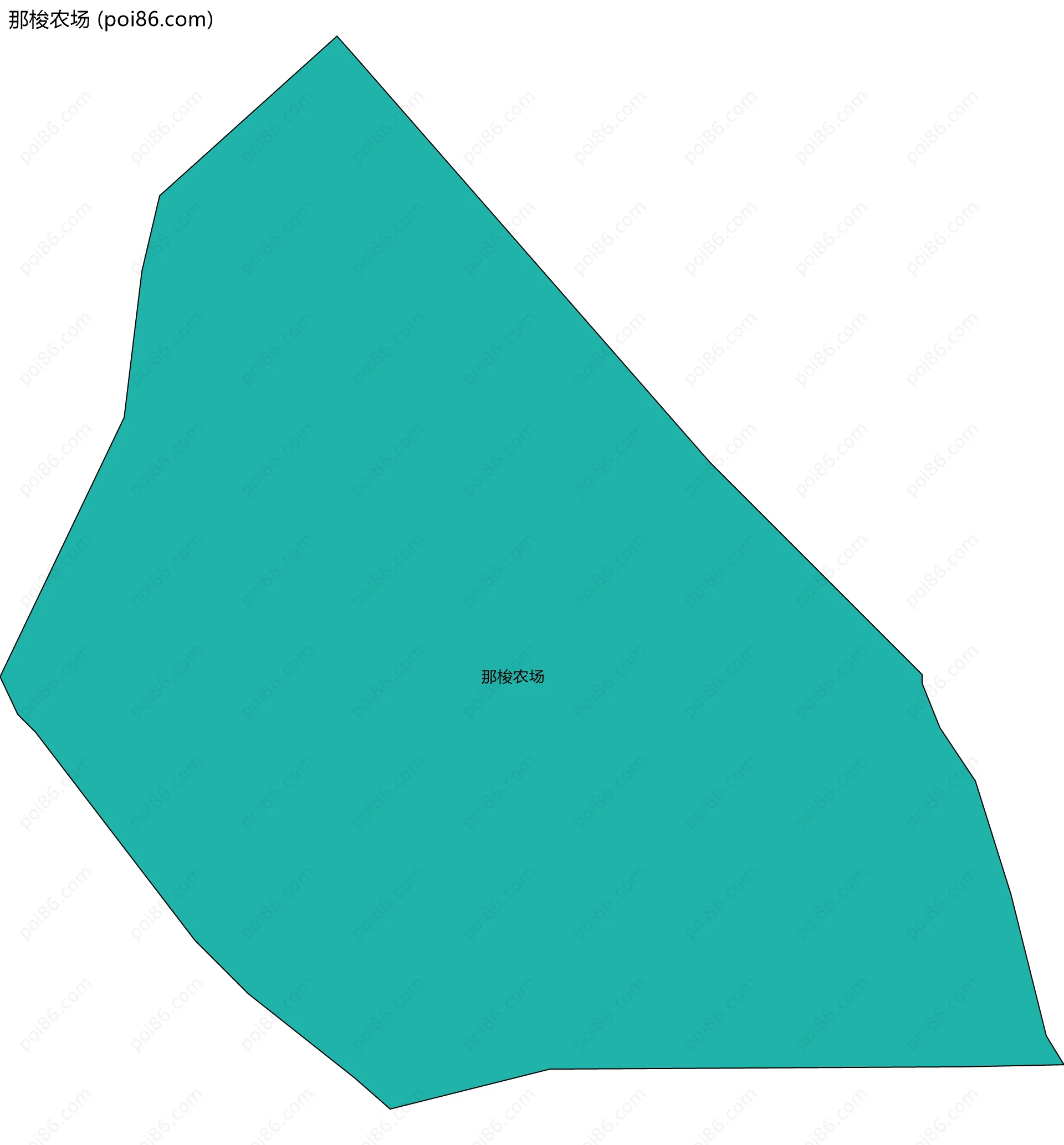 那梭农场边界地图