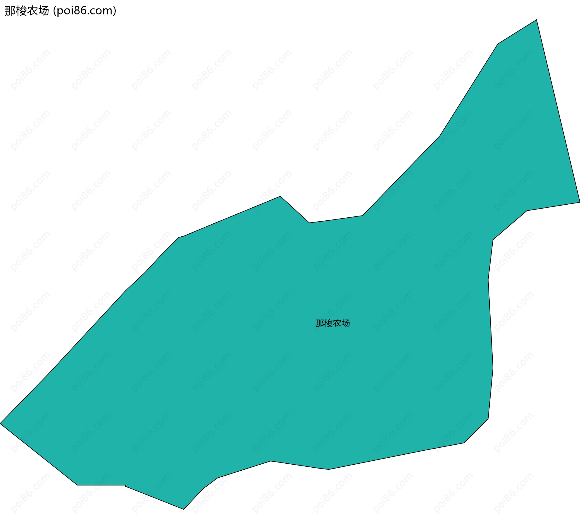 那梭农场边界地图