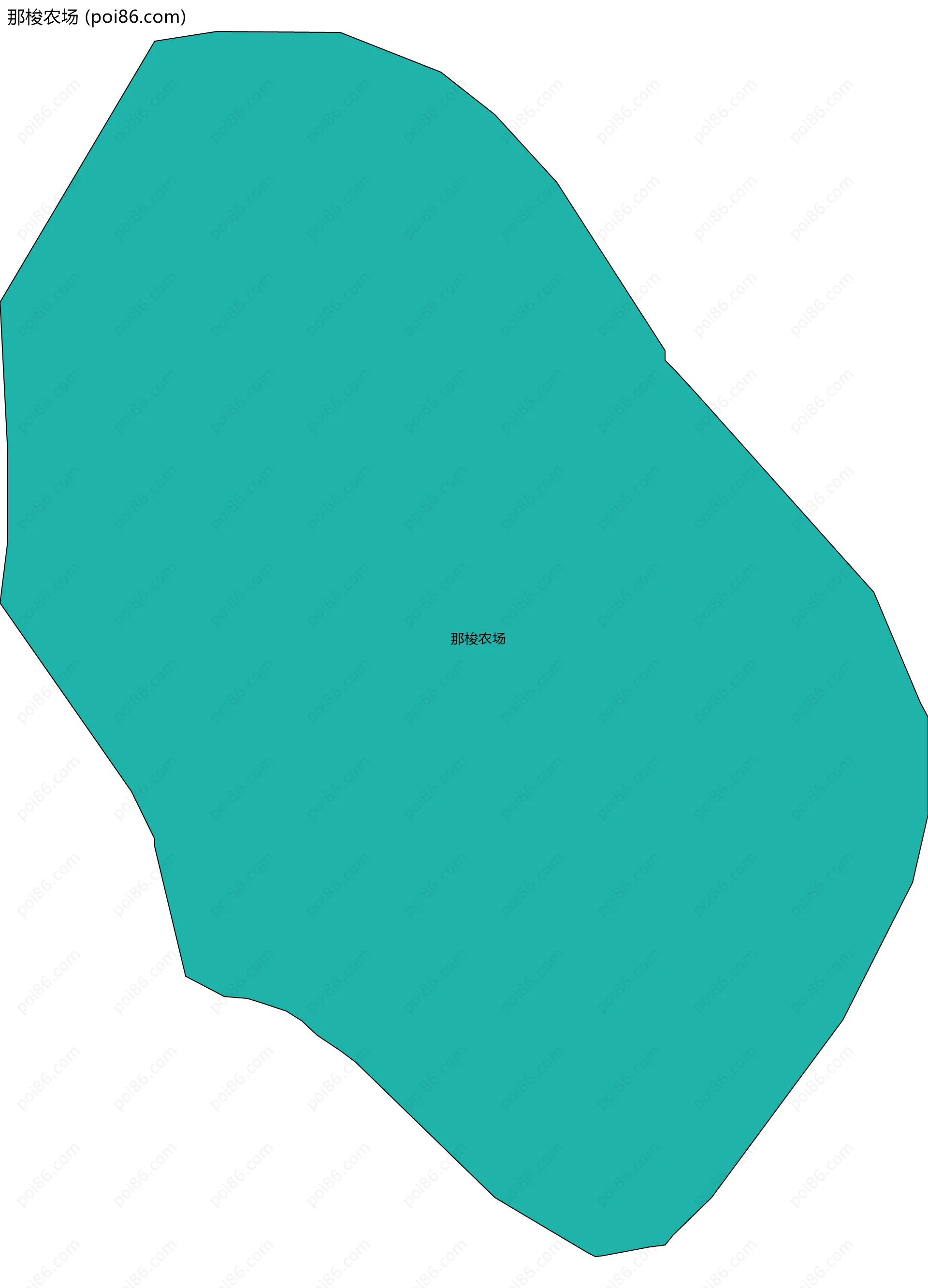 那梭农场边界地图