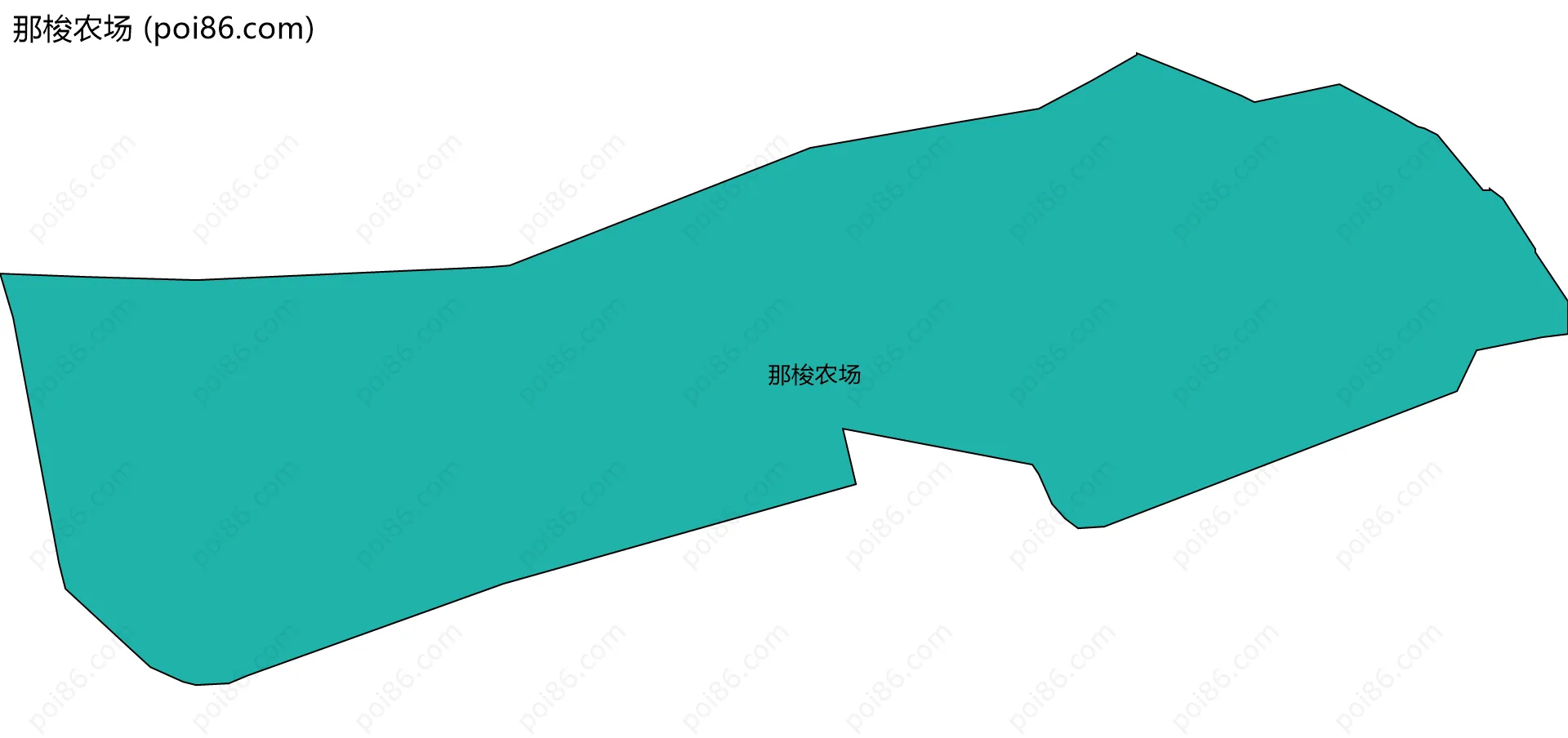 那梭农场边界地图