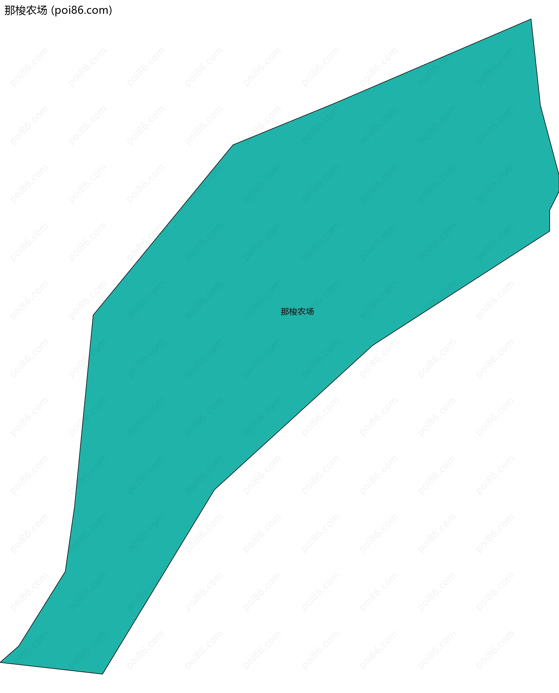 那梭农场边界地图