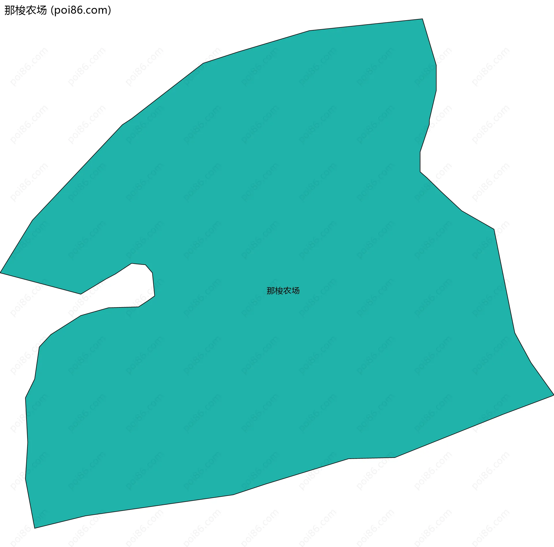 那梭农场边界地图