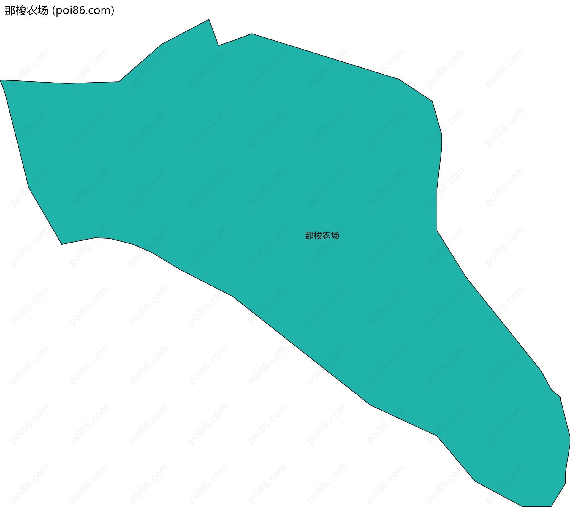 那梭农场边界地图