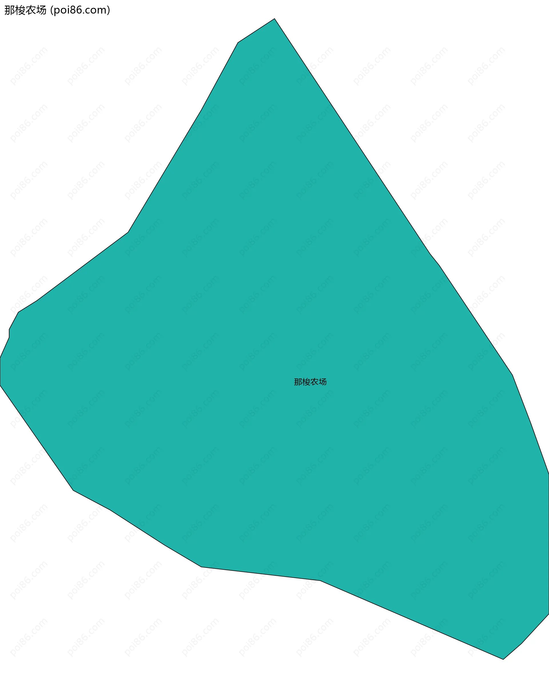 那梭农场边界地图