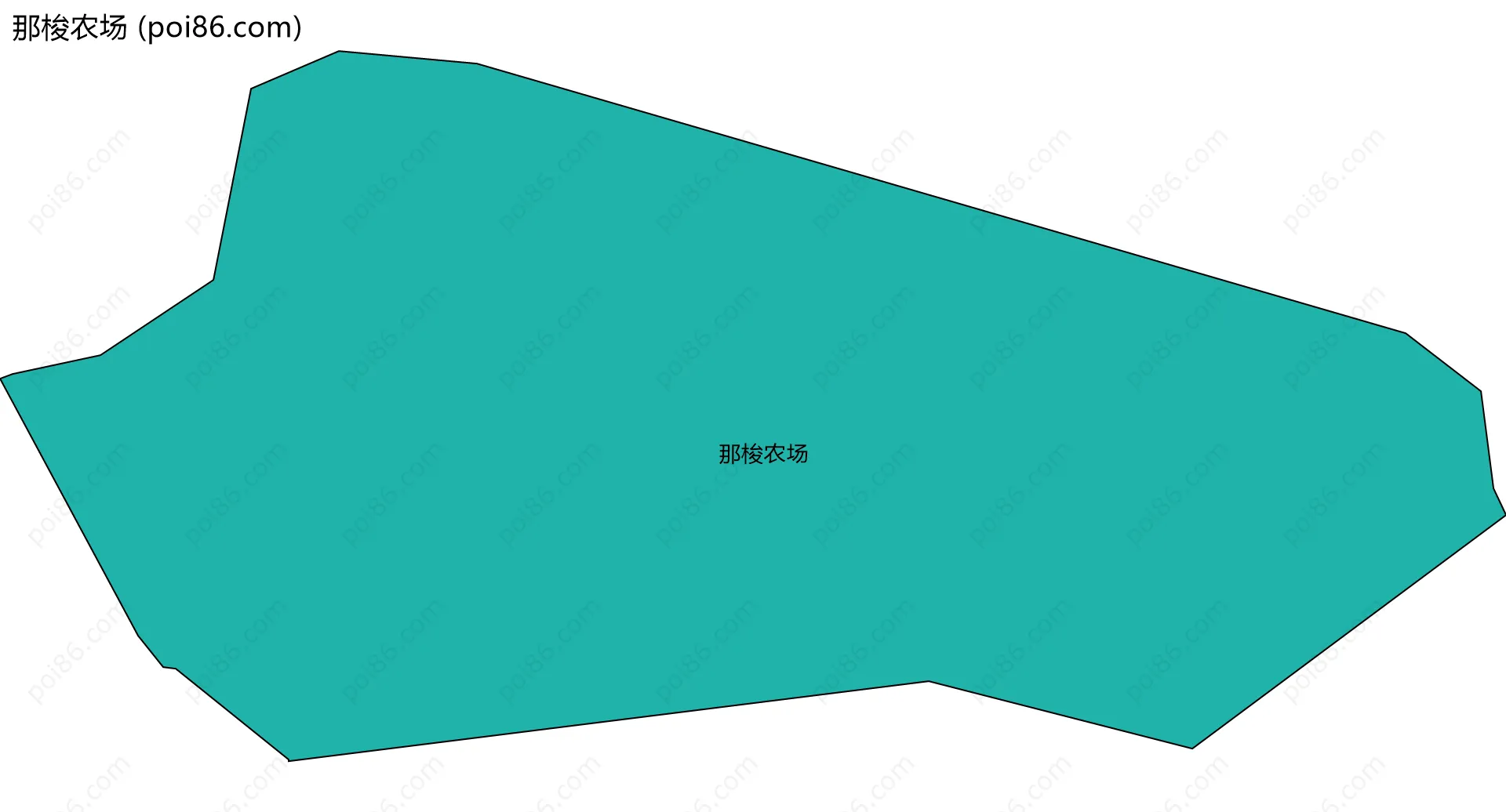 那梭农场边界地图