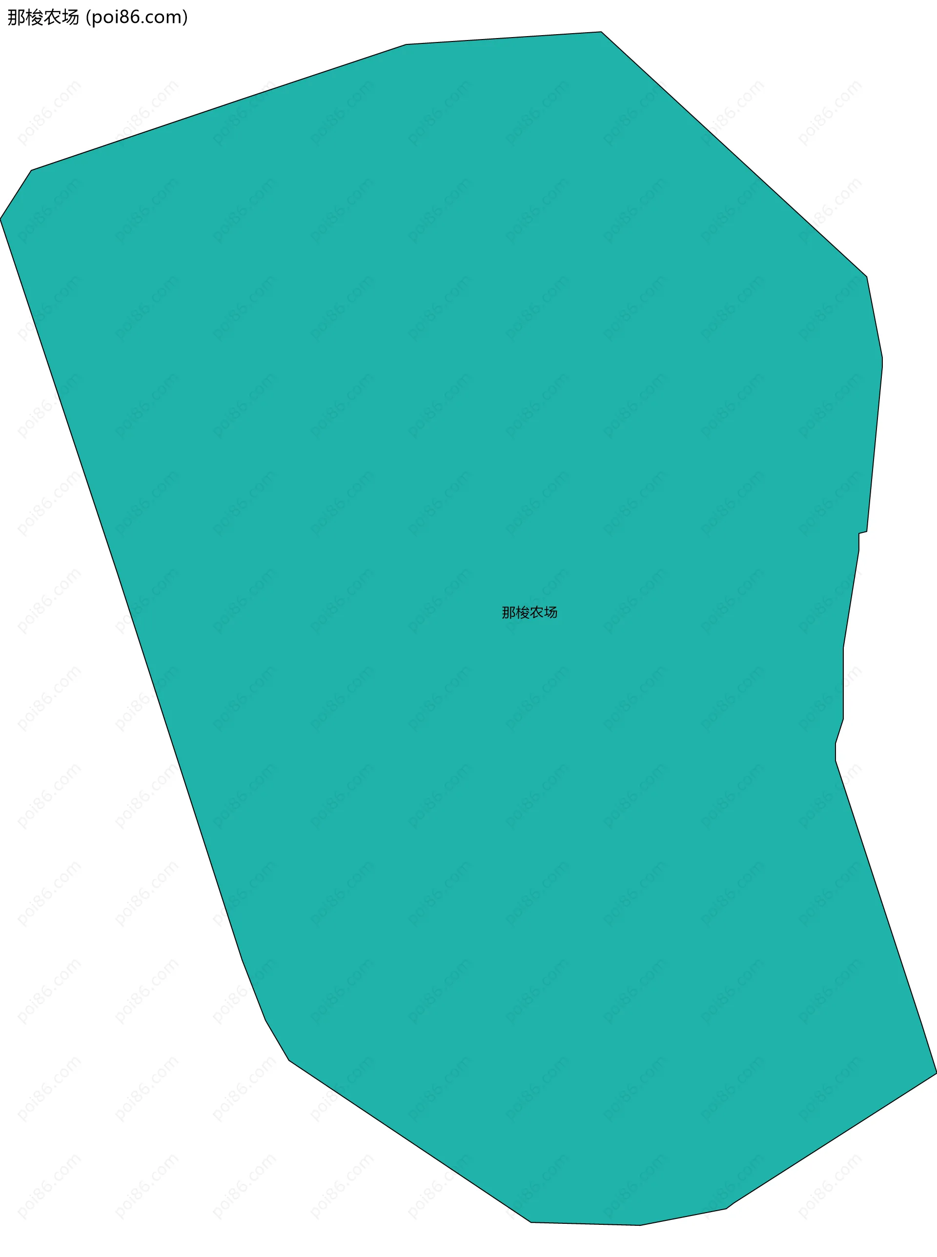 那梭农场边界地图