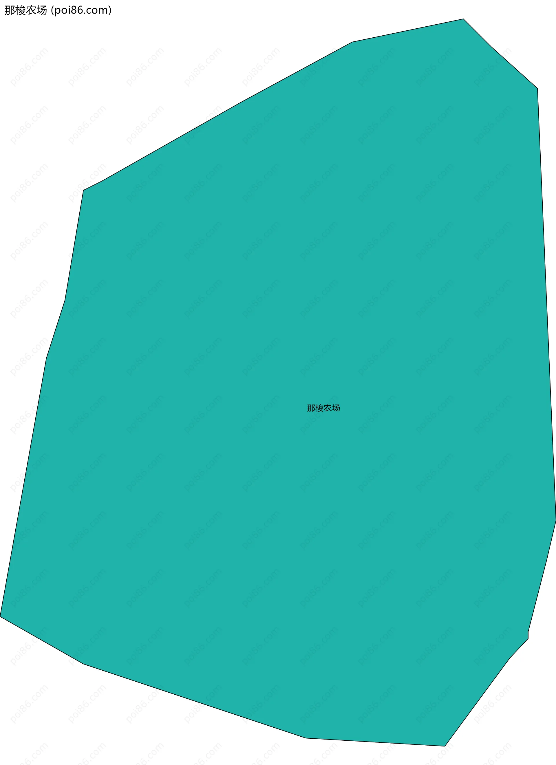 那梭农场边界地图