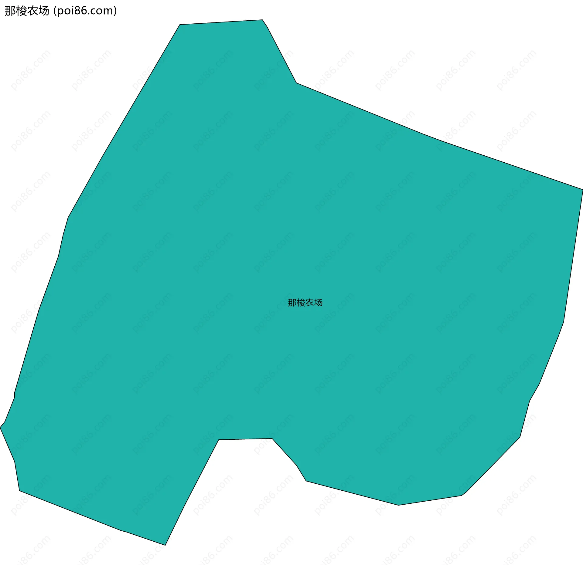 那梭农场边界地图