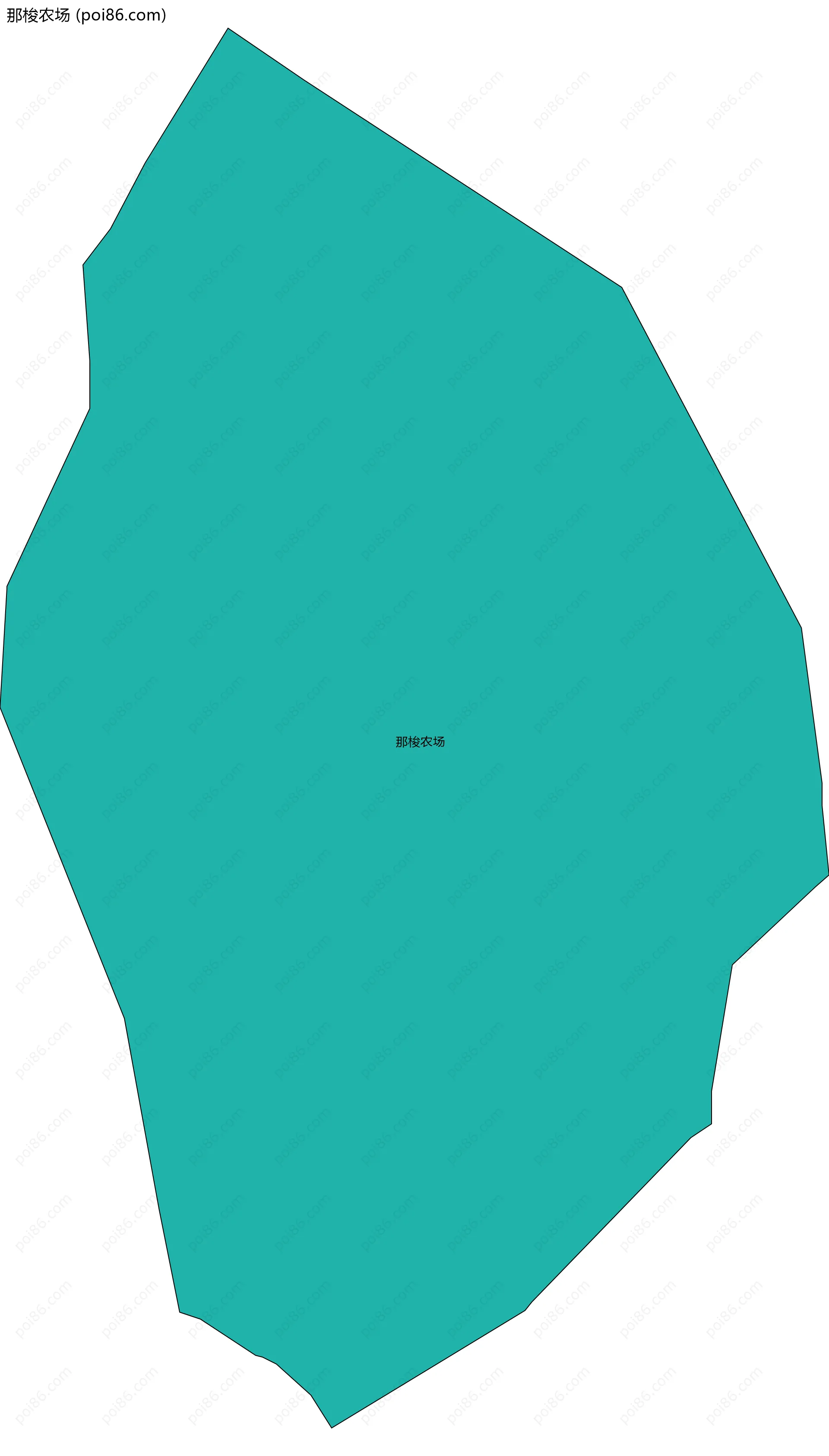 那梭农场边界地图