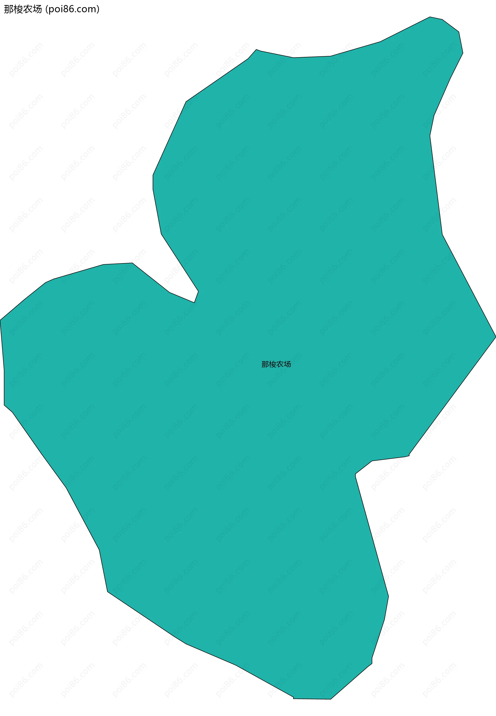 那梭农场边界地图