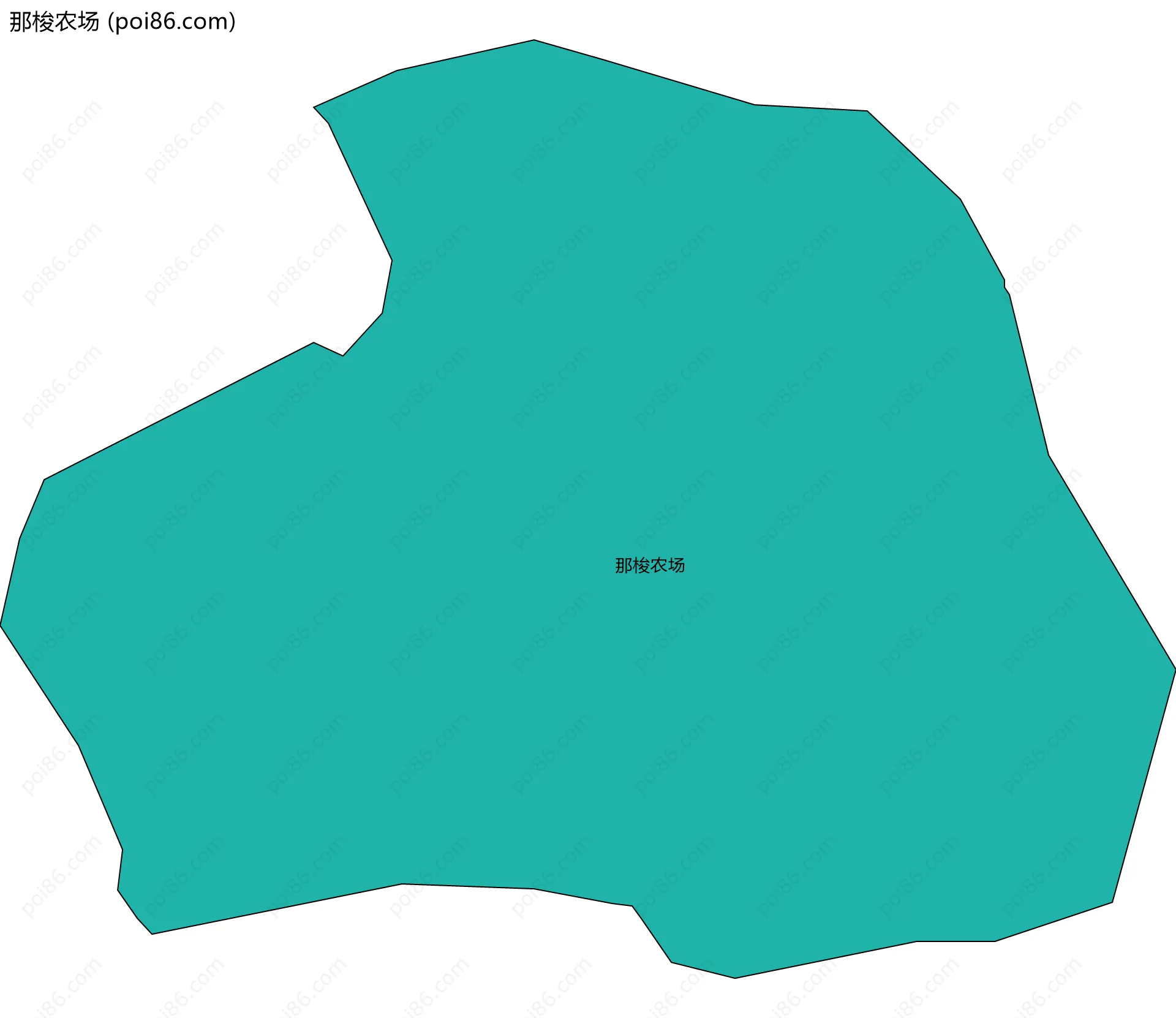 那梭农场边界地图