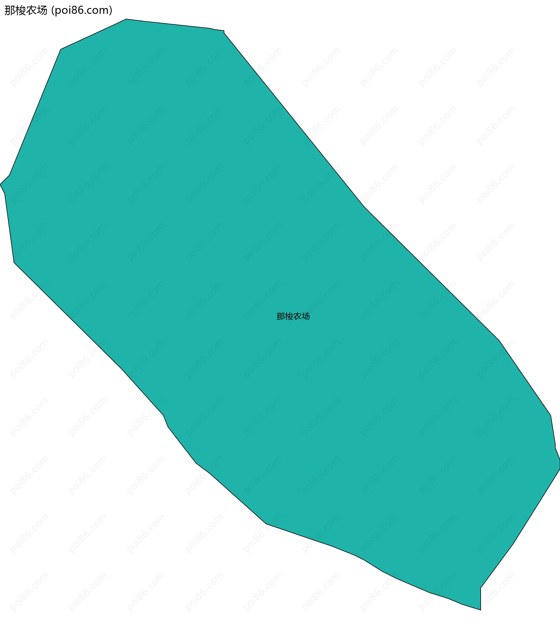 那梭农场边界地图