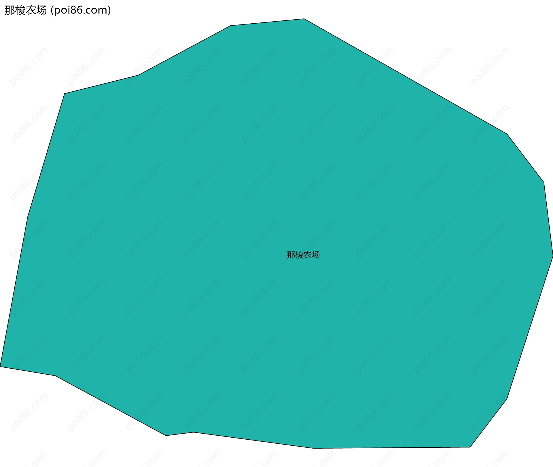 那梭农场边界地图