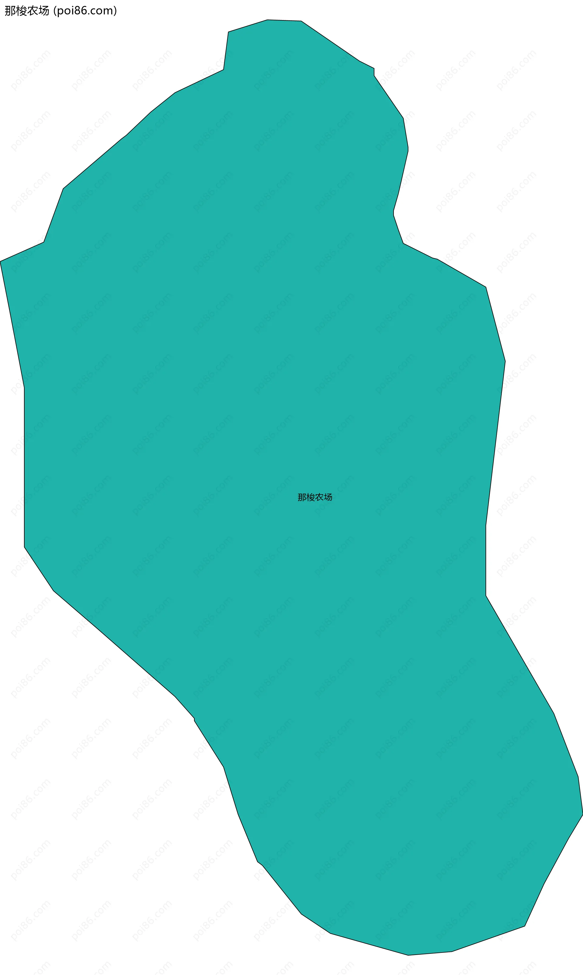 那梭农场边界地图