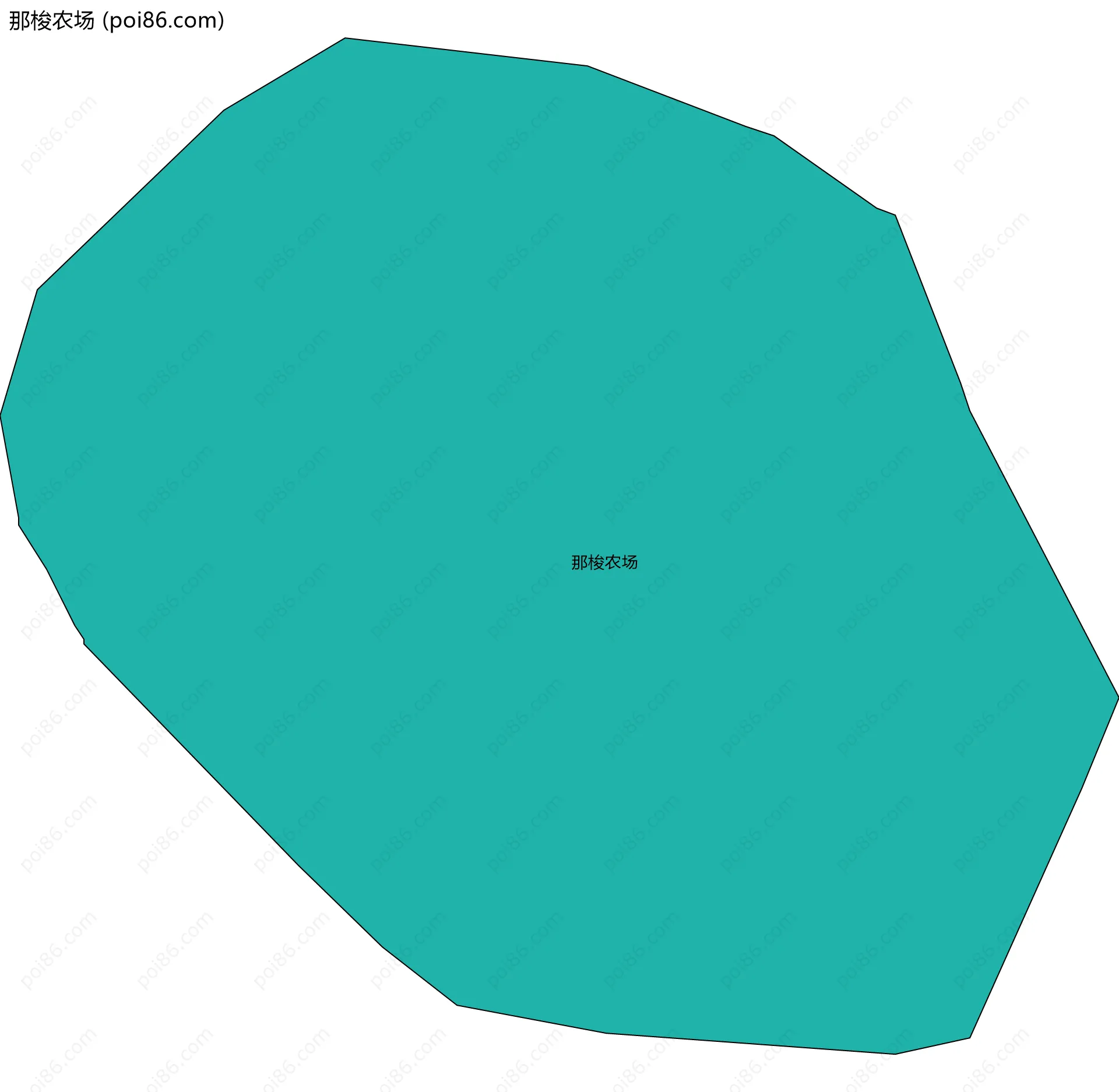 那梭农场边界地图