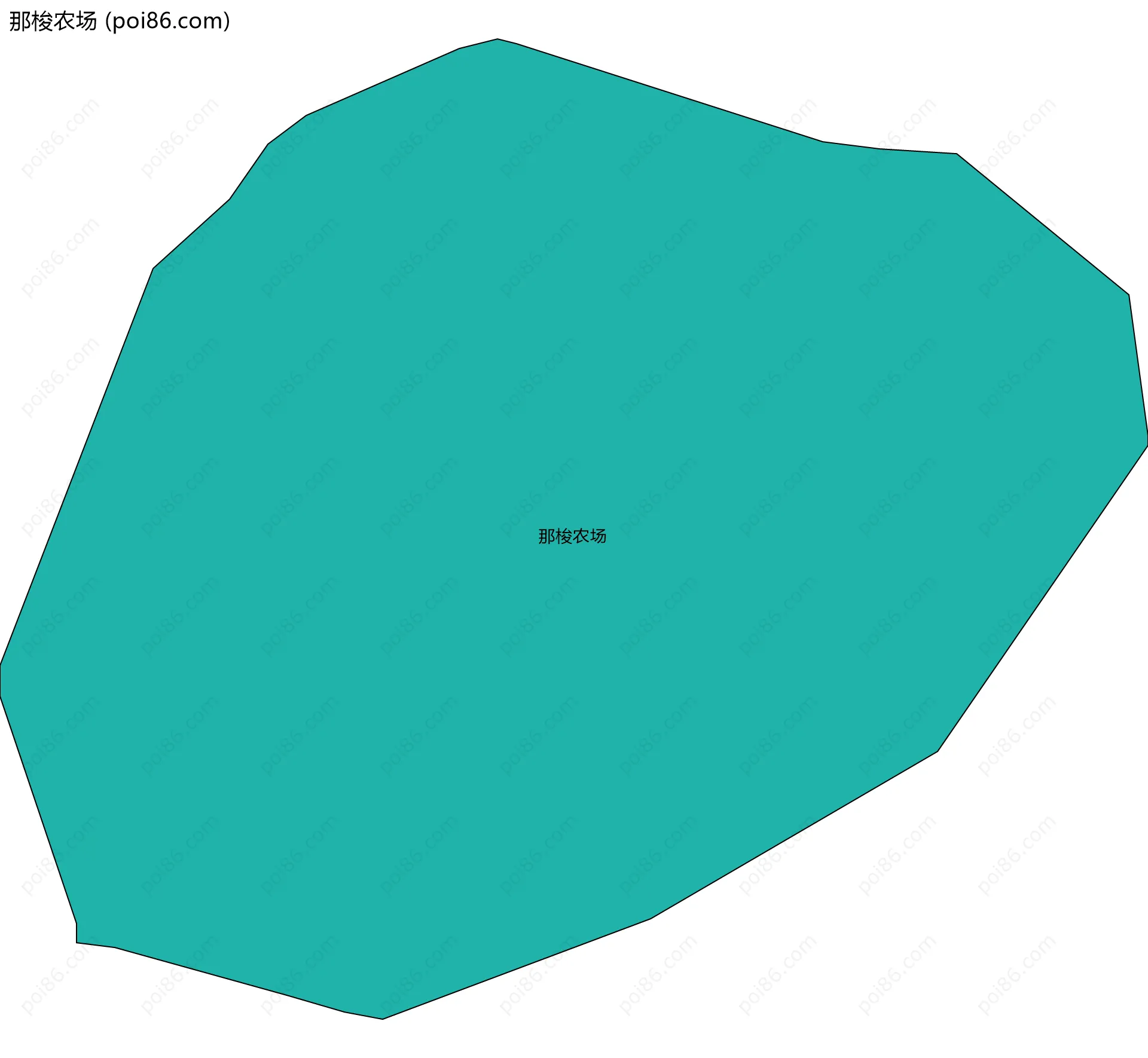 那梭农场边界地图