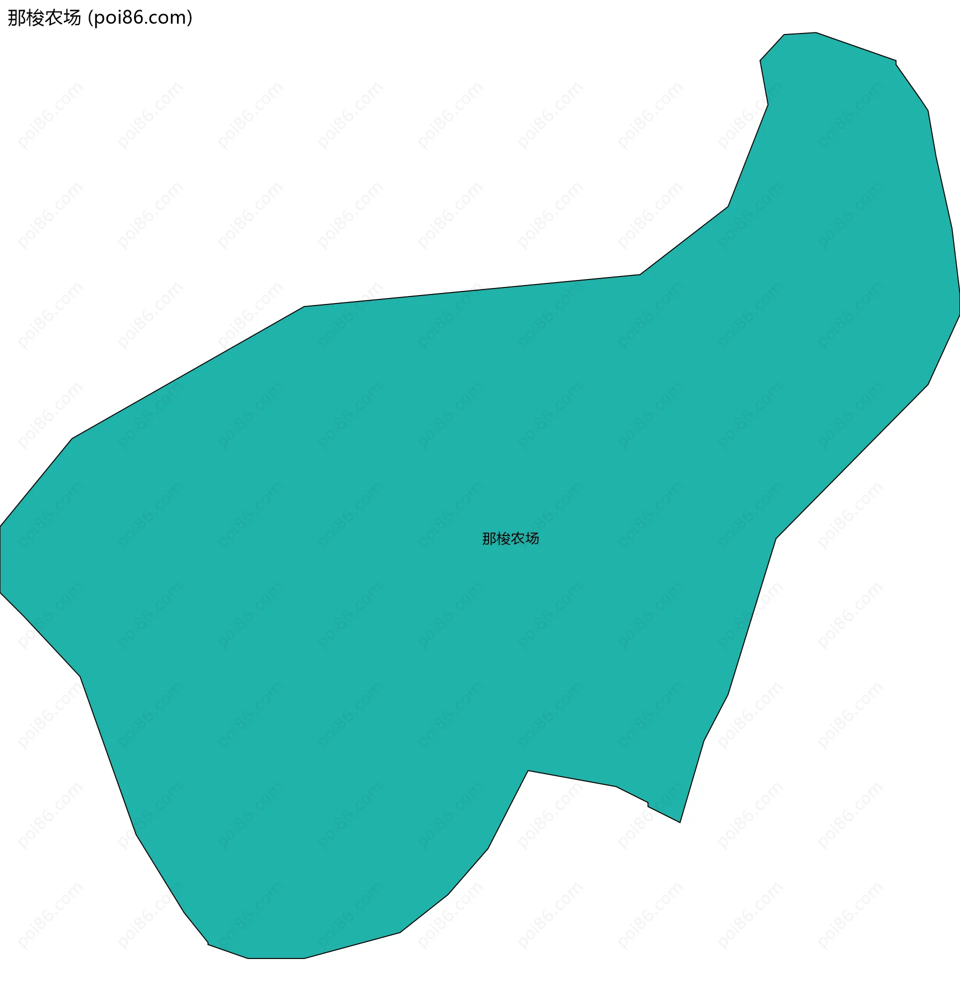 那梭农场边界地图