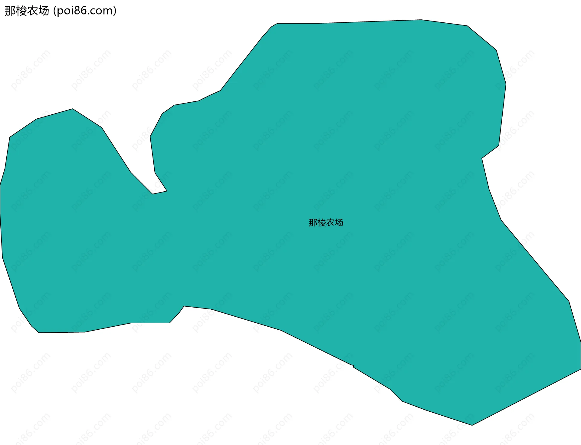 那梭农场边界地图