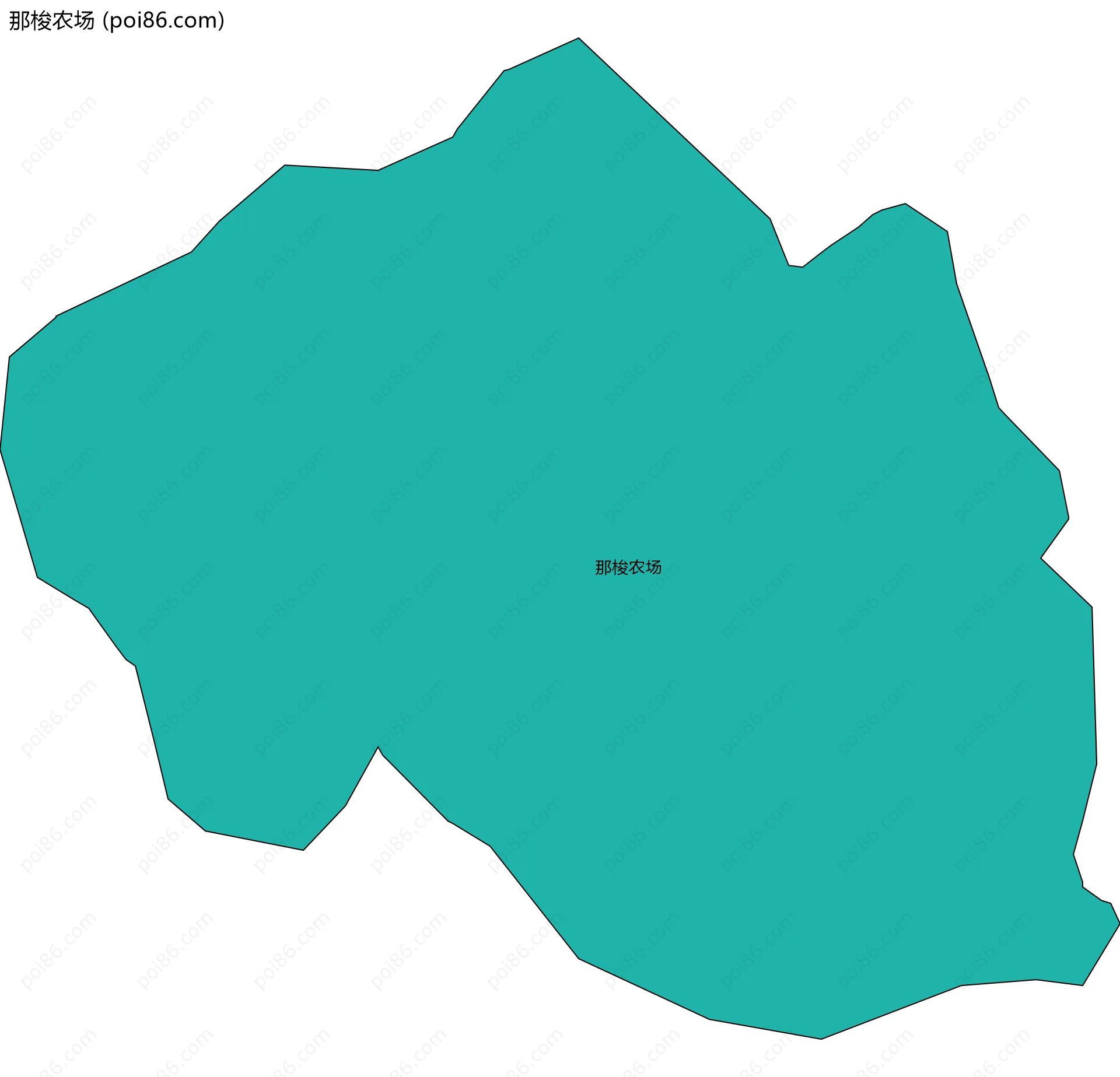 那梭农场边界地图