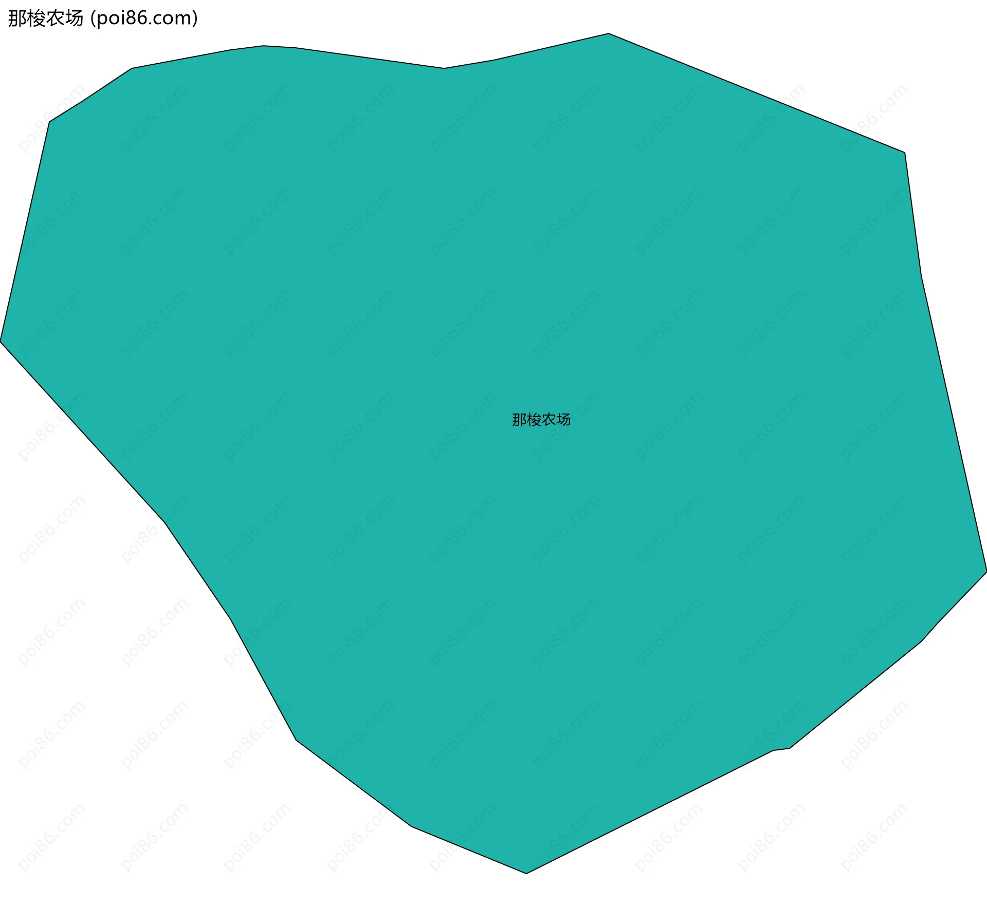 那梭农场边界地图