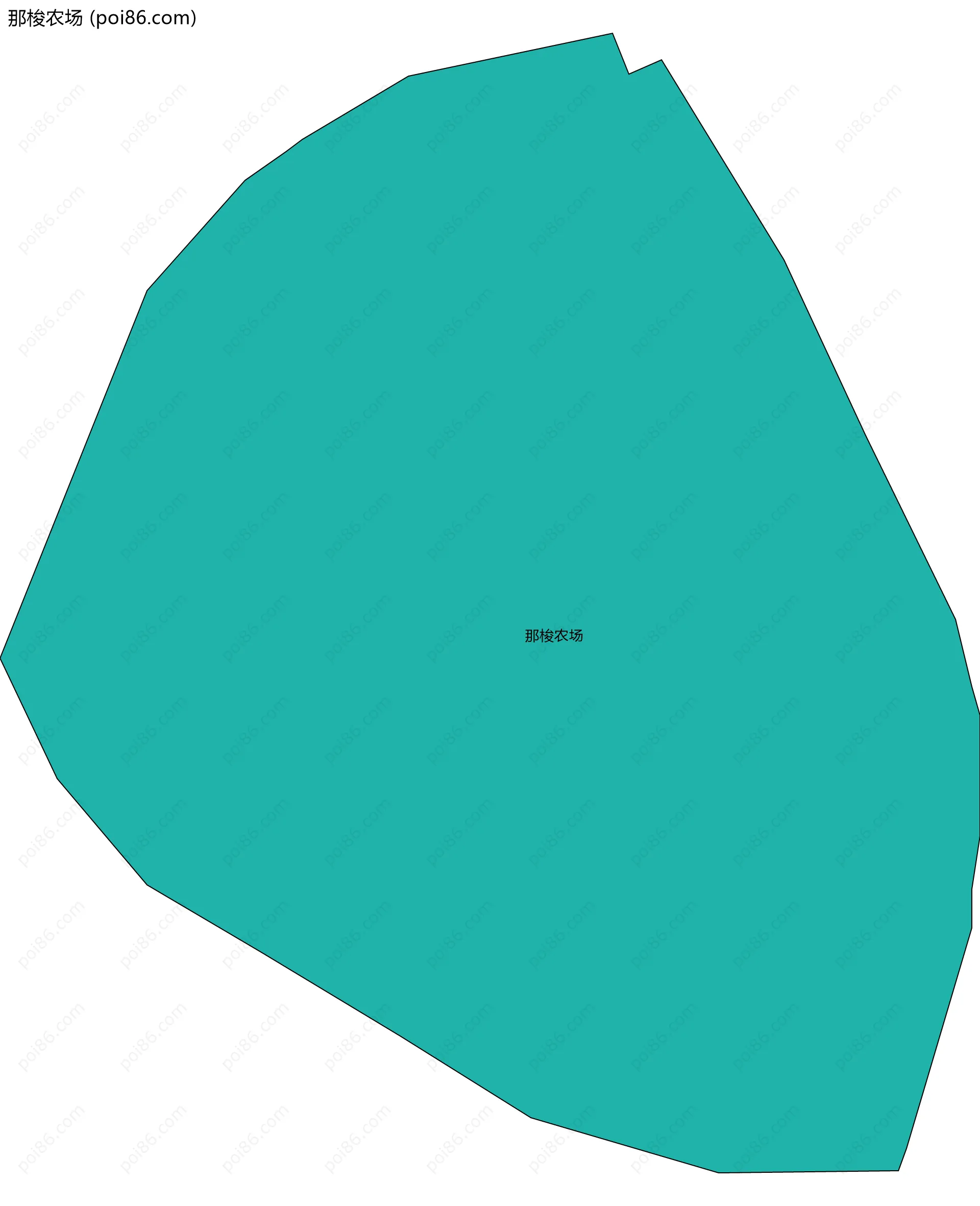 那梭农场边界地图