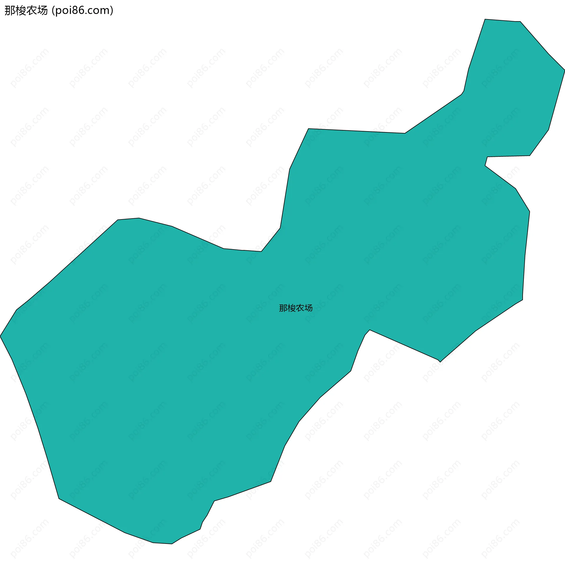 那梭农场边界地图