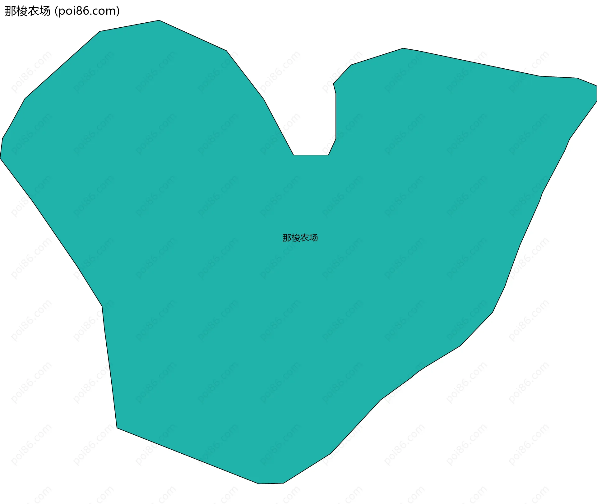 那梭农场边界地图