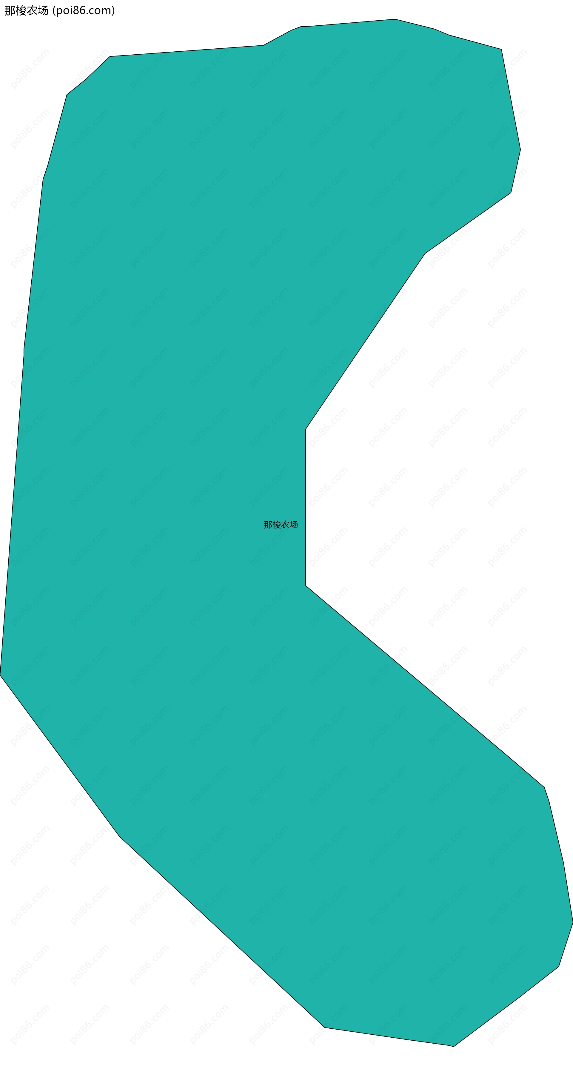 那梭农场边界地图