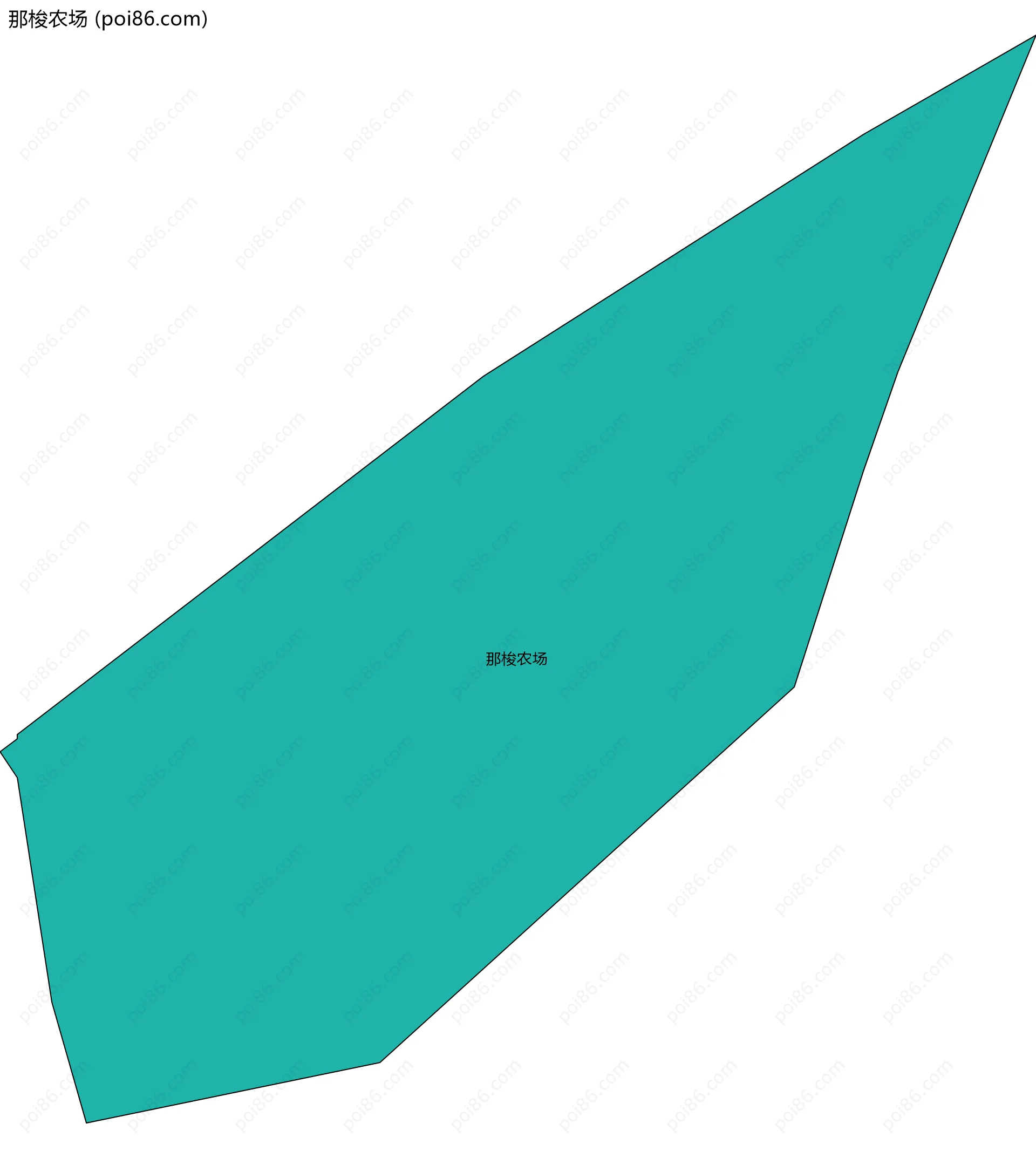 那梭农场边界地图