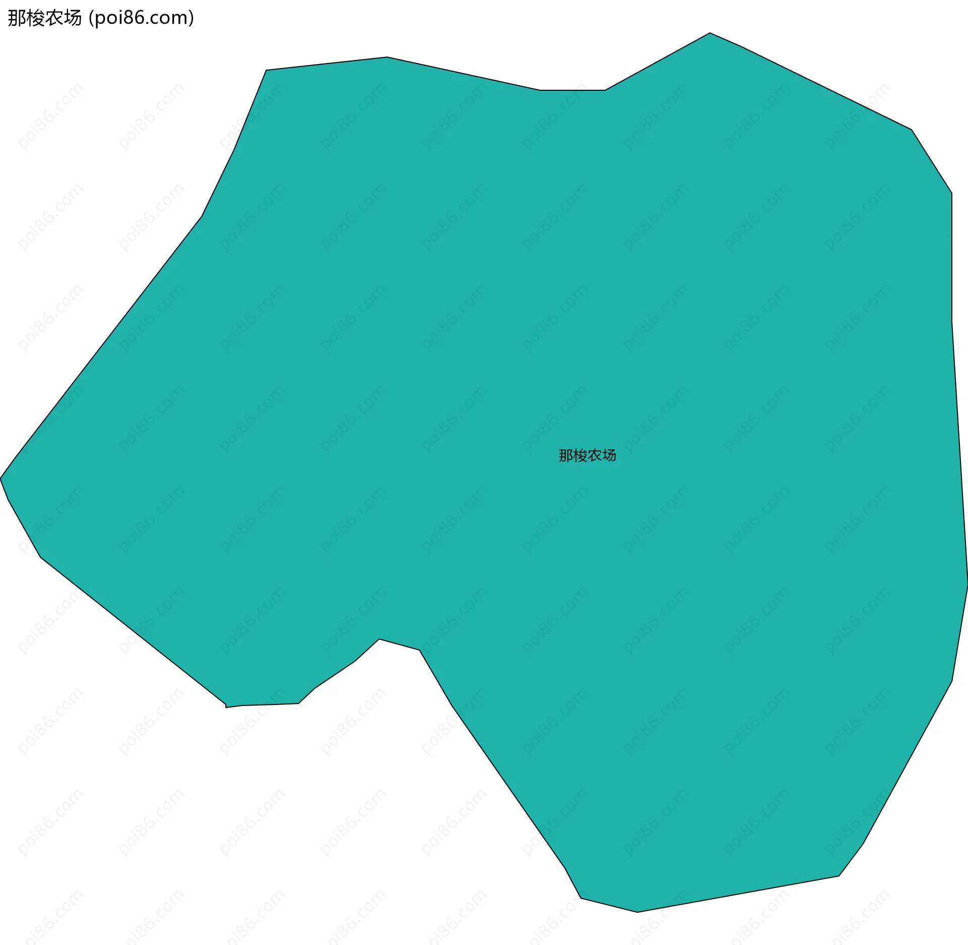 那梭农场边界地图
