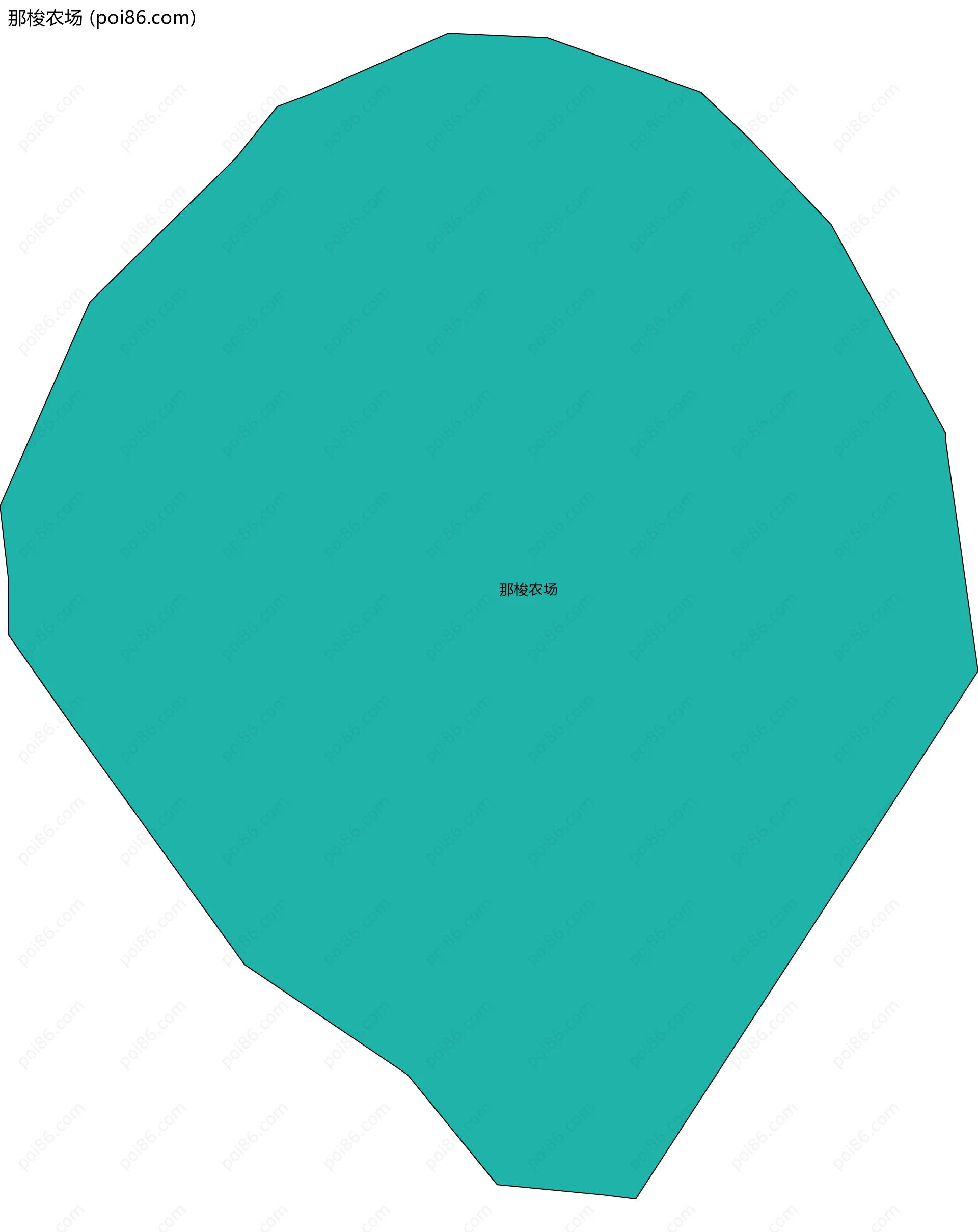 那梭农场边界地图