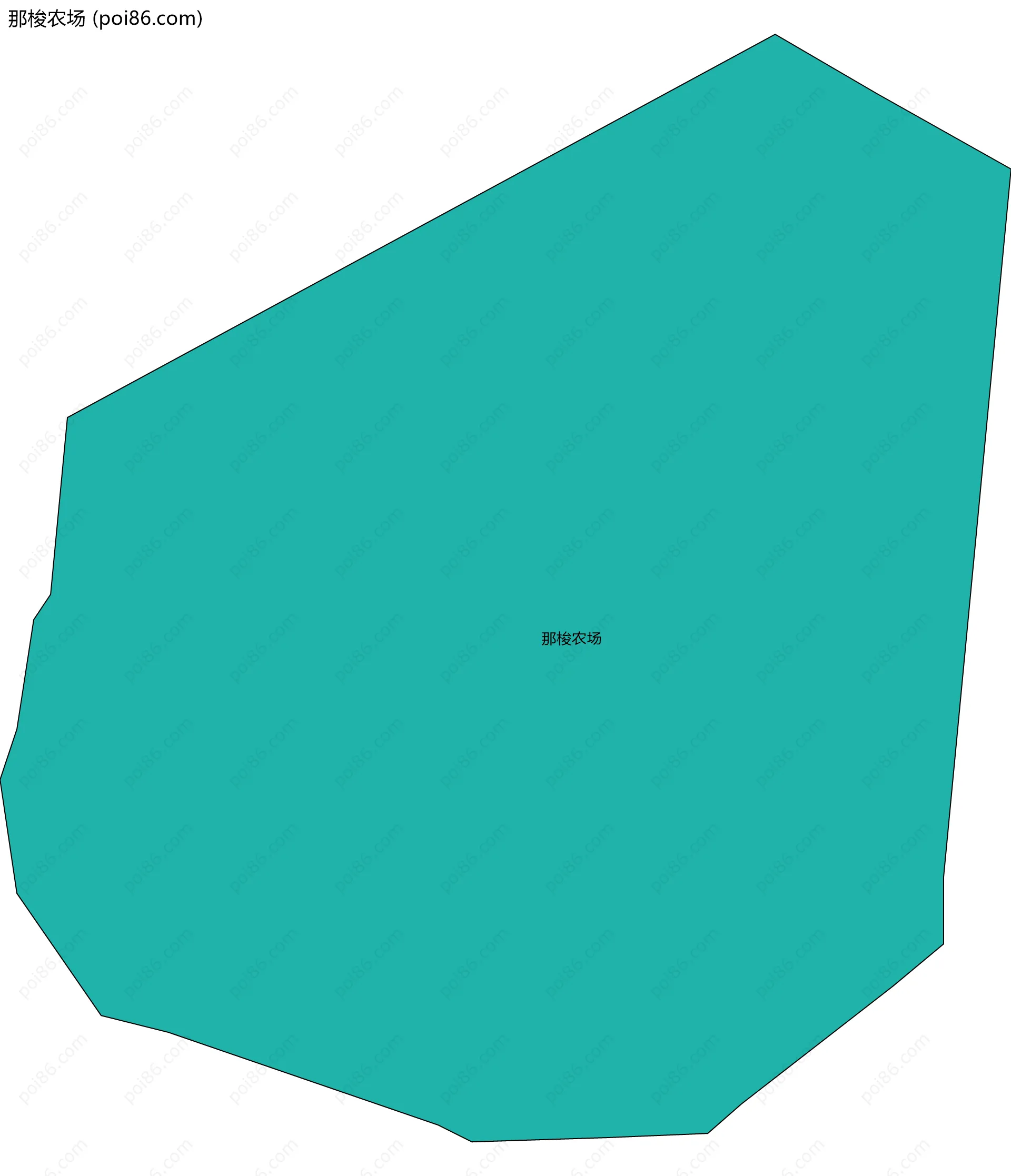 那梭农场边界地图