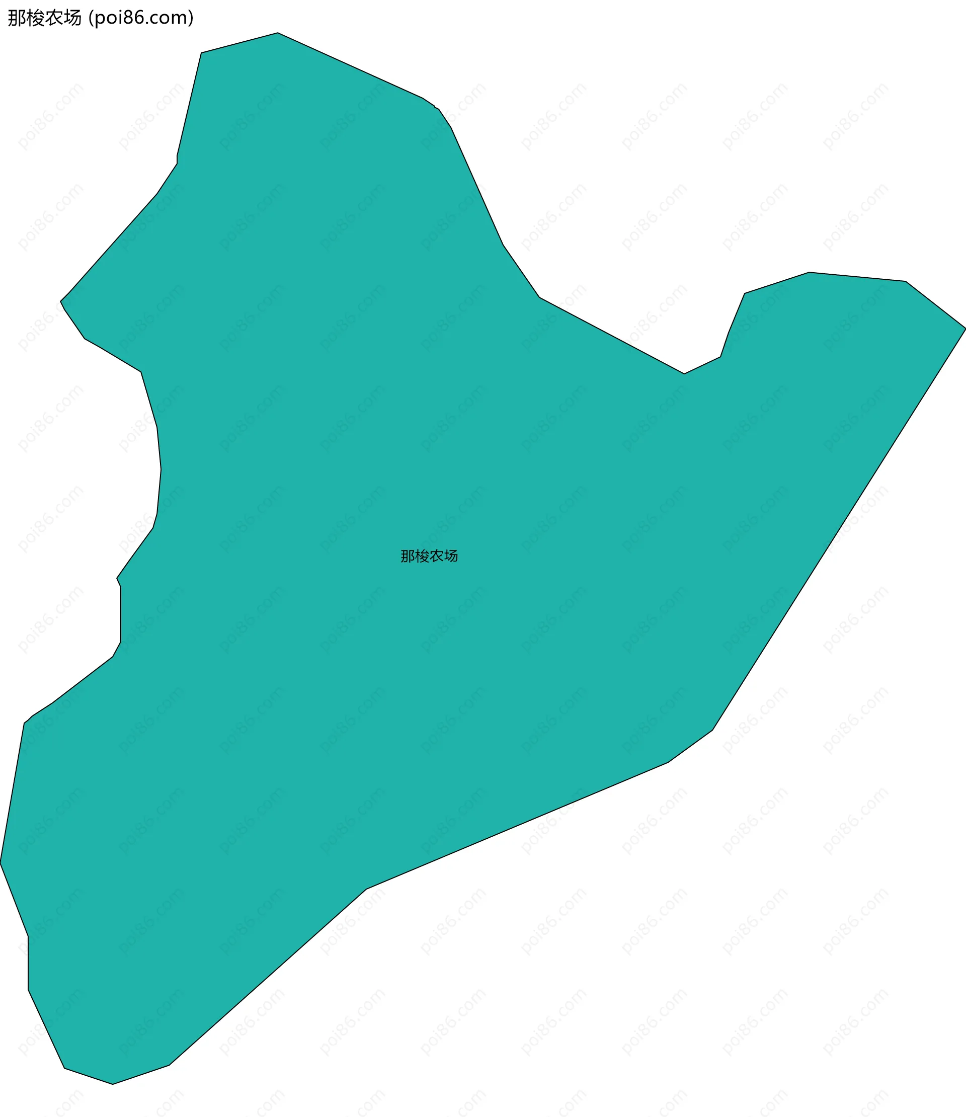 那梭农场边界地图