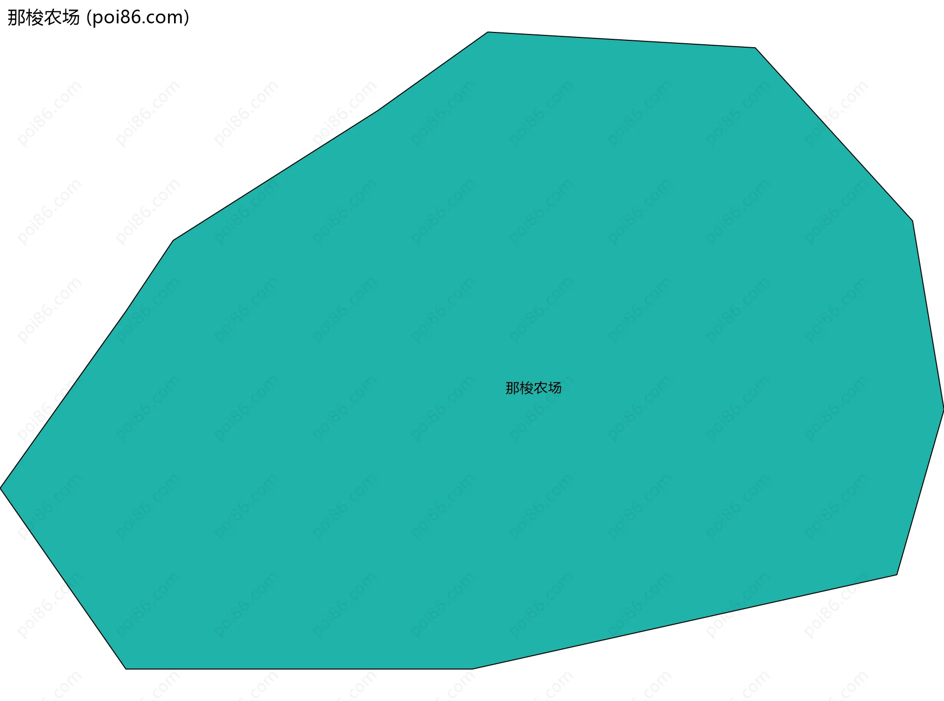 那梭农场边界地图