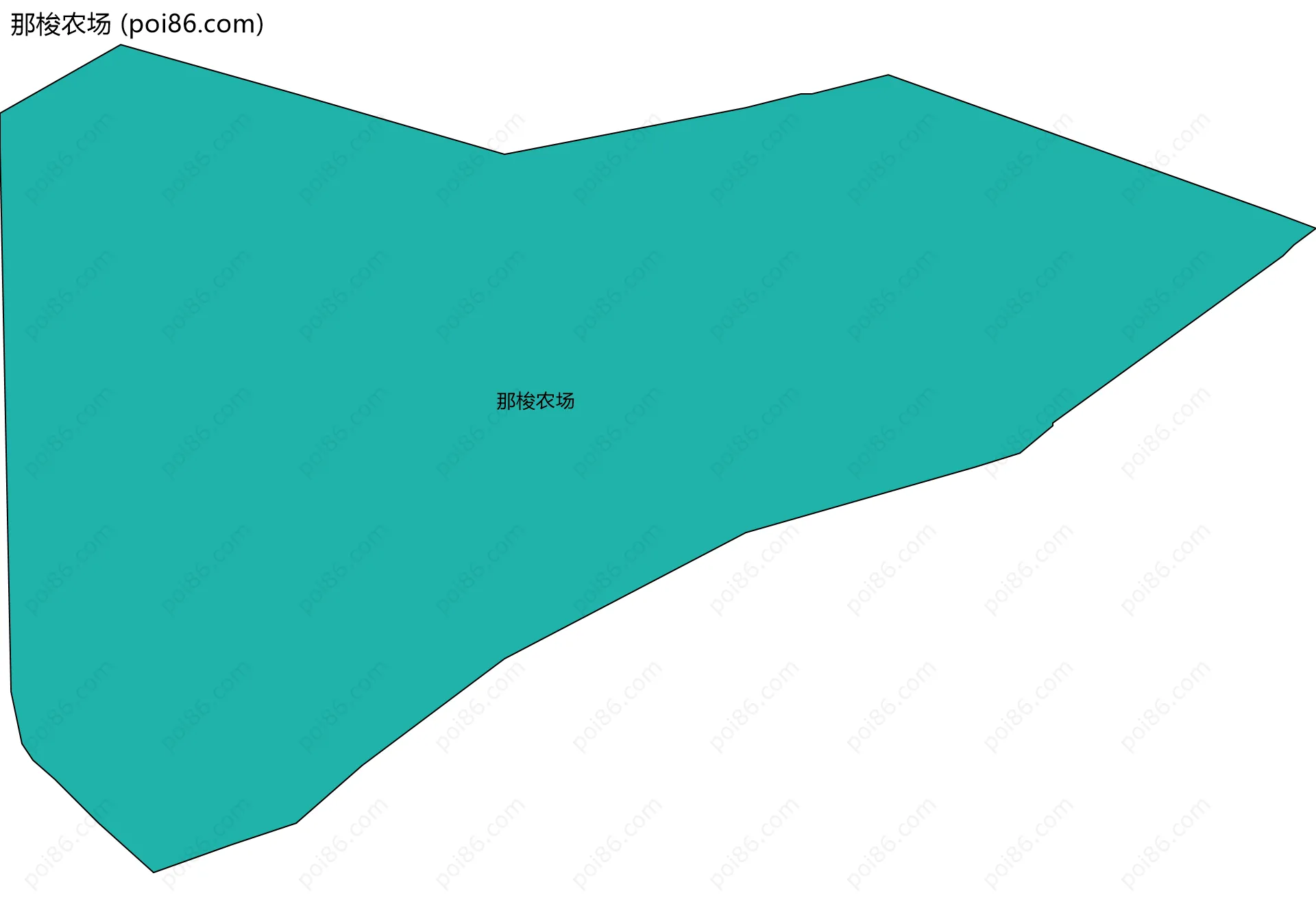 那梭农场边界地图