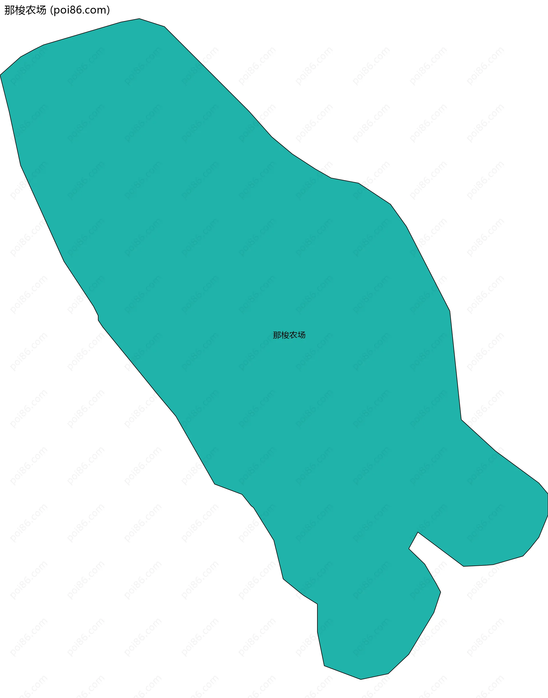 那梭农场边界地图