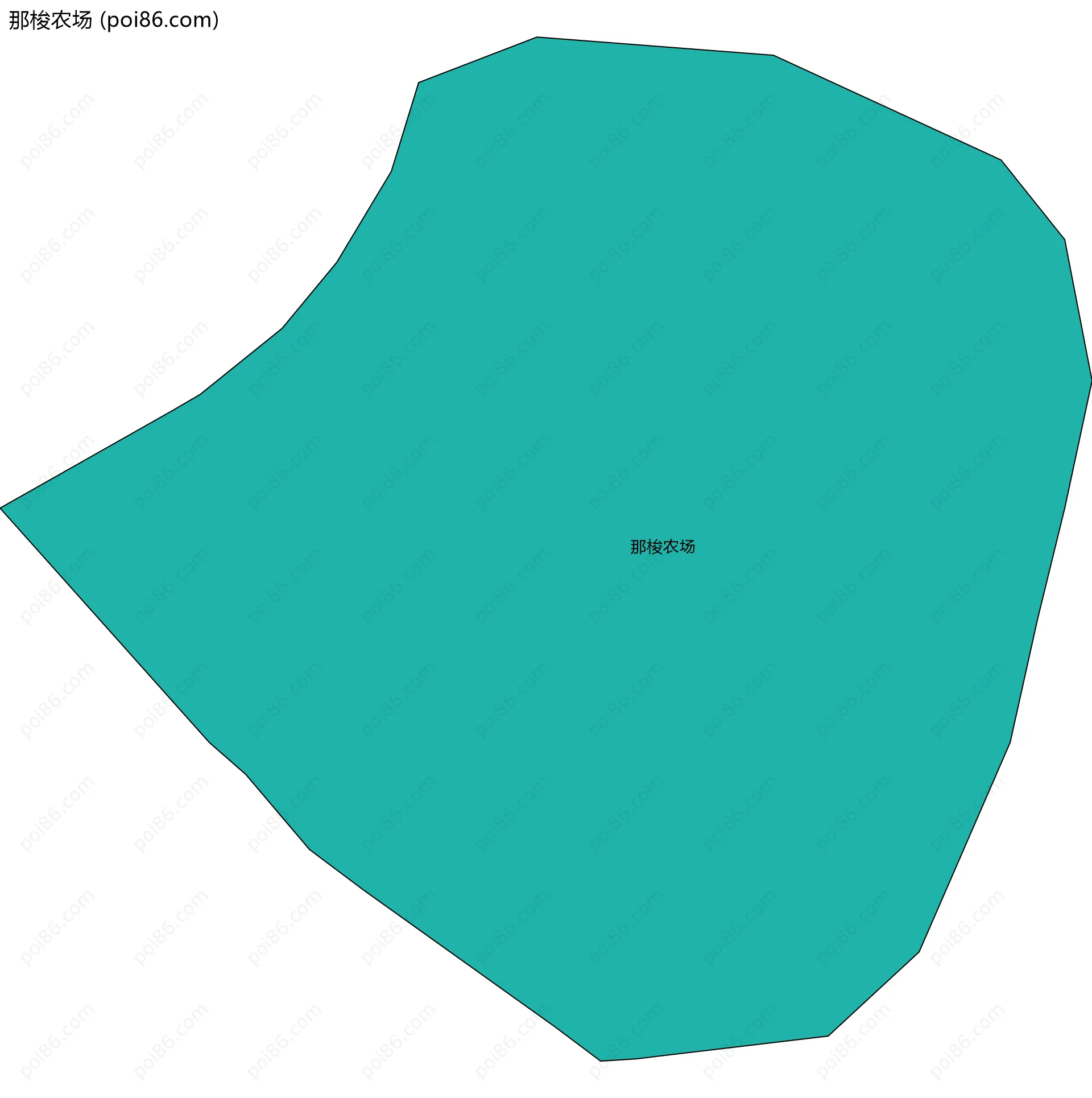 那梭农场边界地图