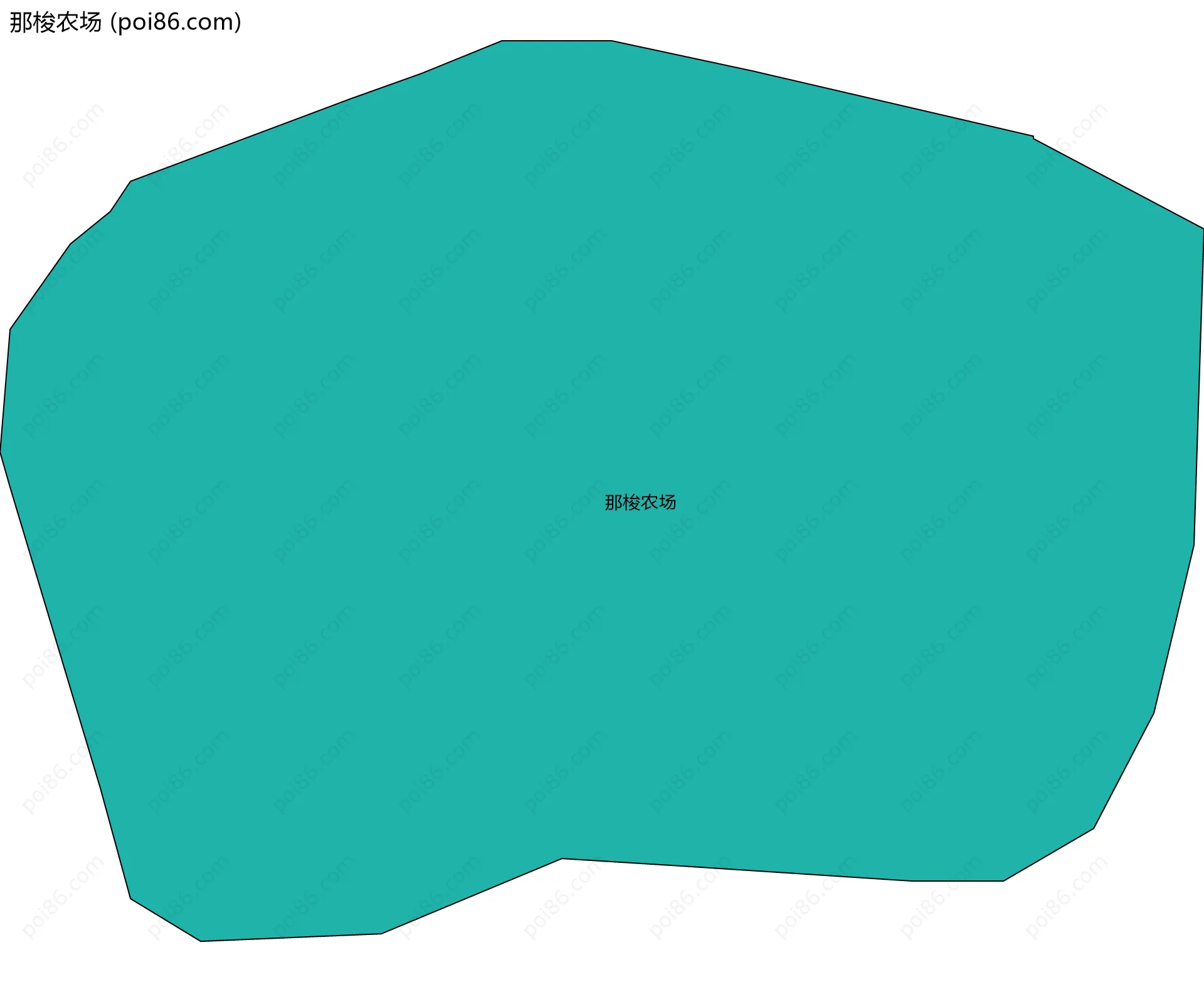 那梭农场边界地图