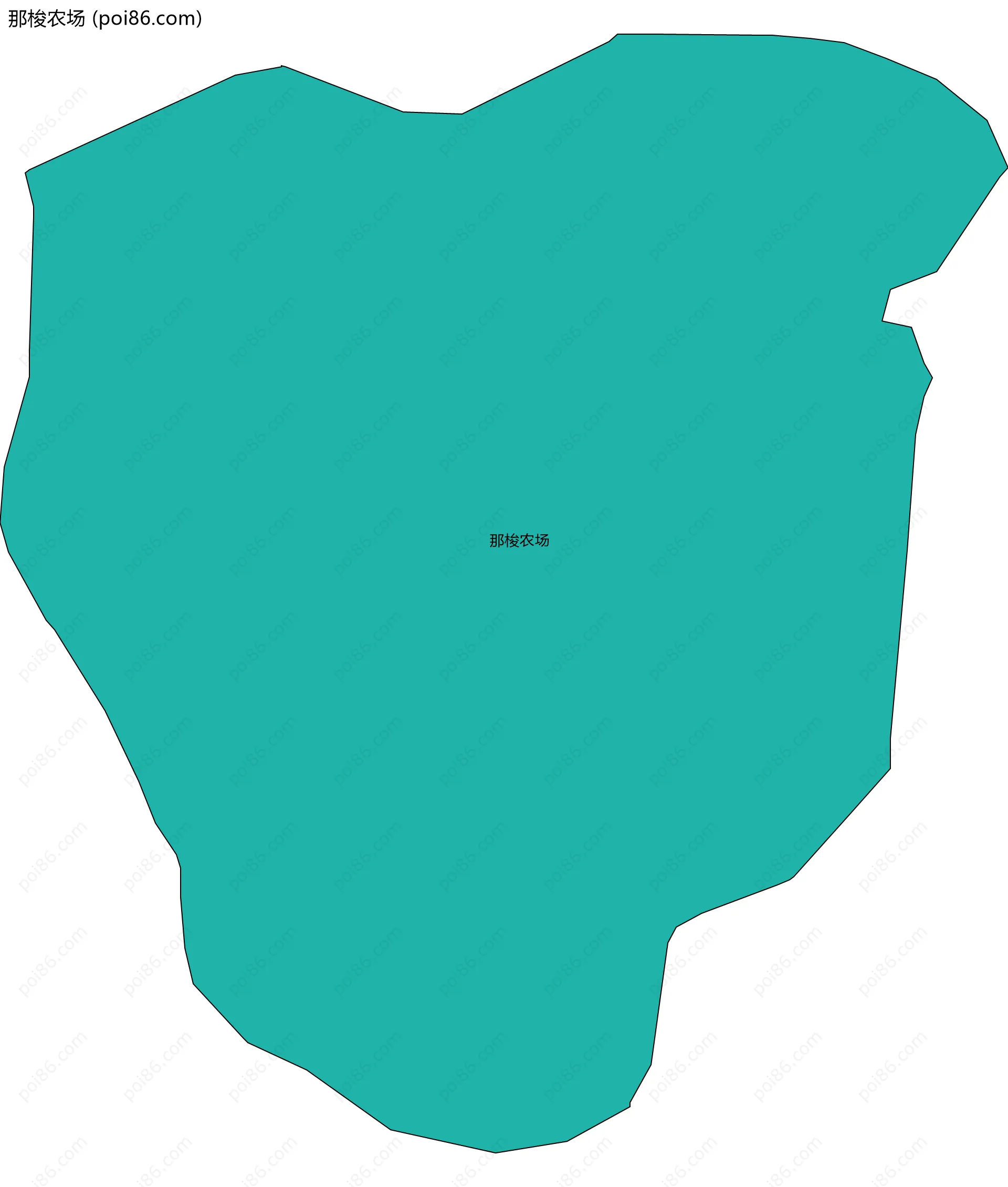 那梭农场边界地图