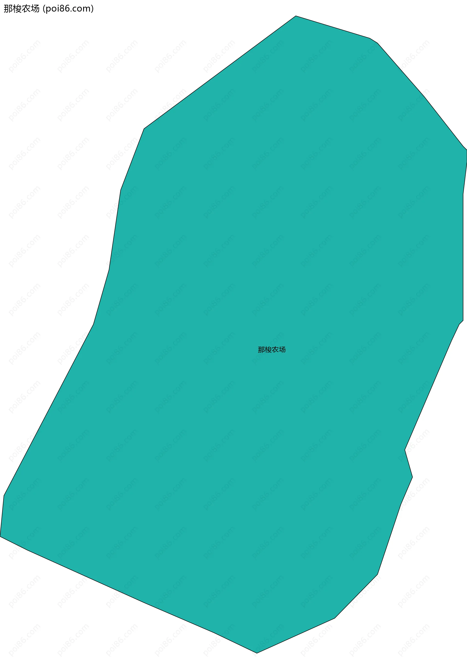 那梭农场边界地图