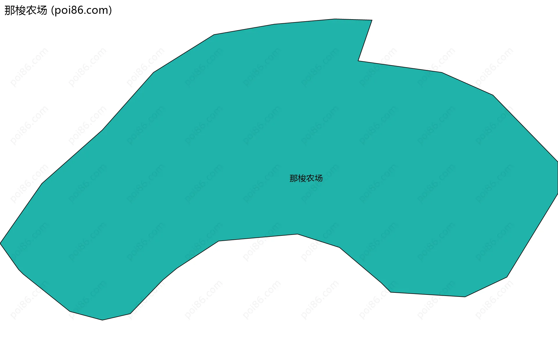那梭农场边界地图