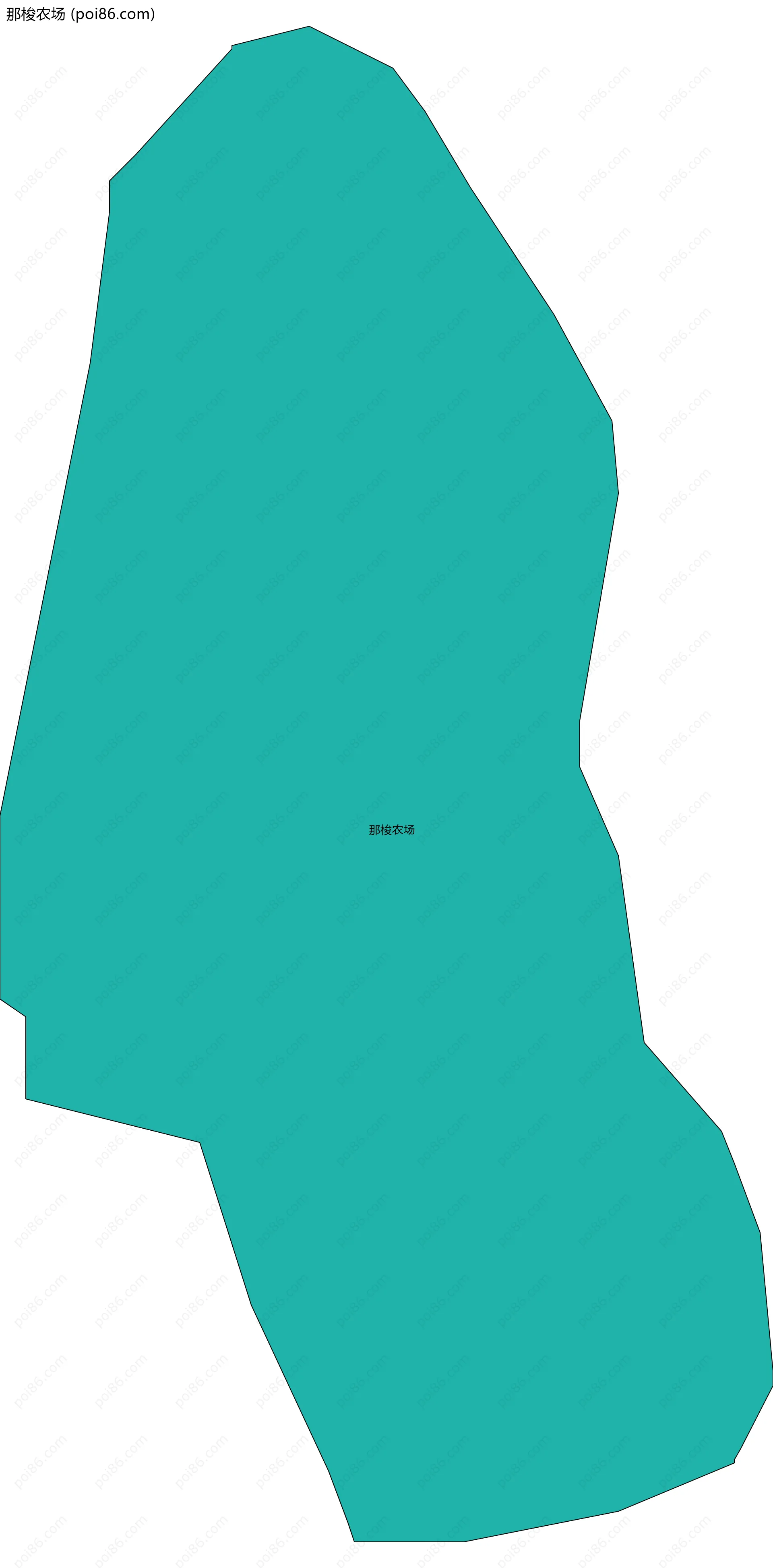 那梭农场边界地图